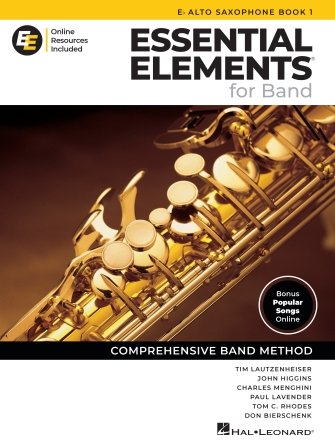 Essential Elements for Band – Eb Alto Sax Book 1 with Online Resources
