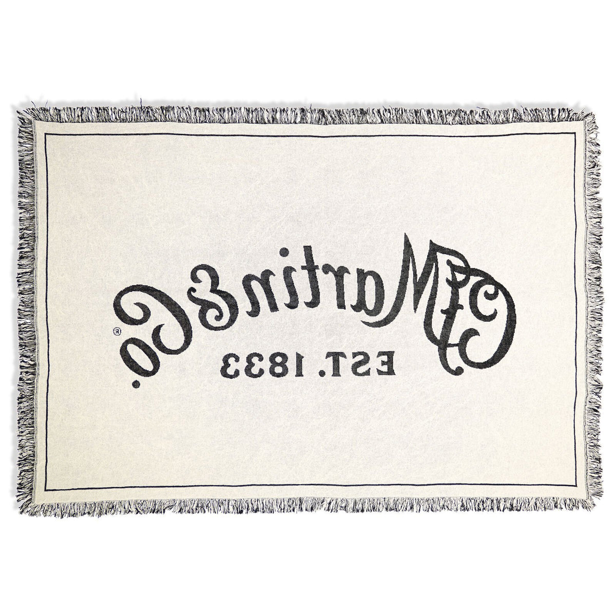Martin Script Logo Woven Blanket