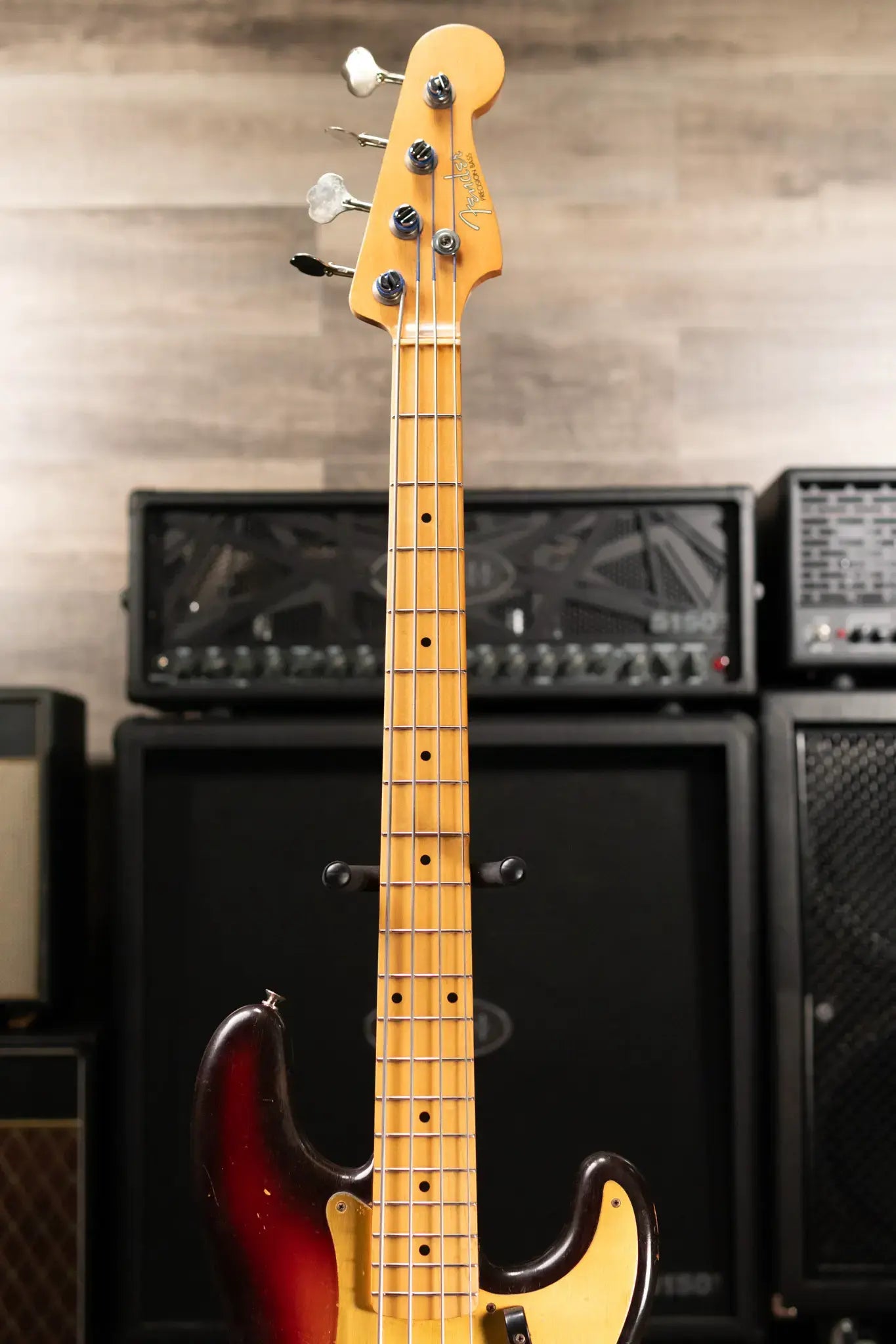 Fender Vintage 1958 Precision Bass - 3 Tone Sunburst with Original Hardshell Case - Used