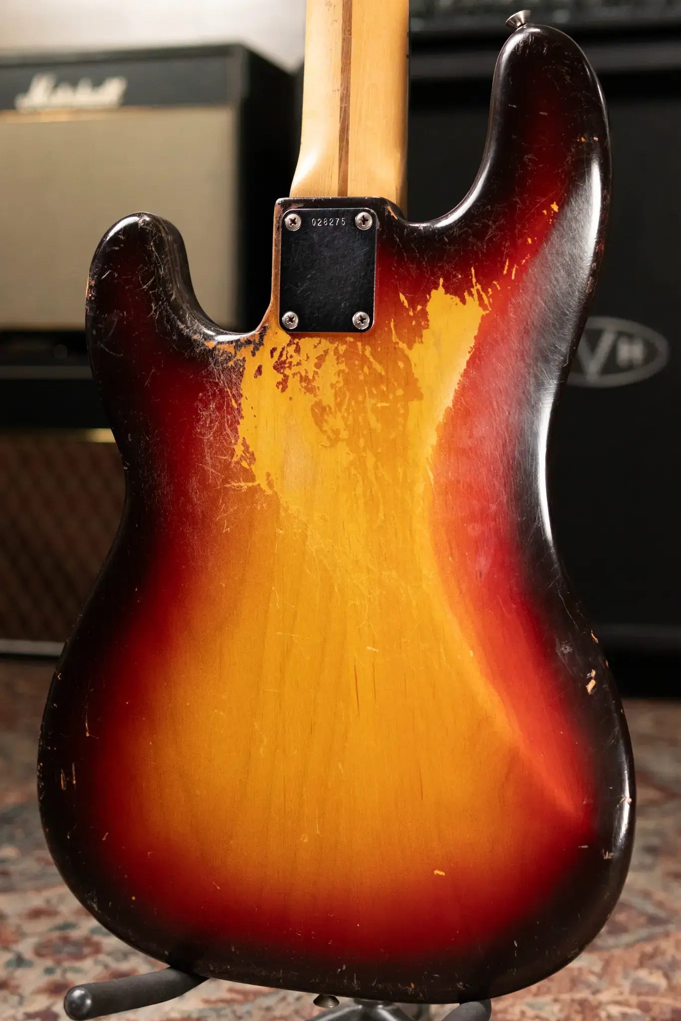 Fender Vintage 1958 Precision Bass - 3 Tone Sunburst with Original Hardshell Case - Used