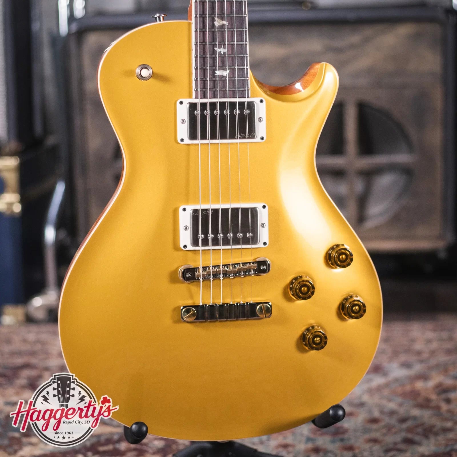 PRS McCarty Singlecut 594 Electric Guitar - Gold Top with Hardshell Case - Floor Model