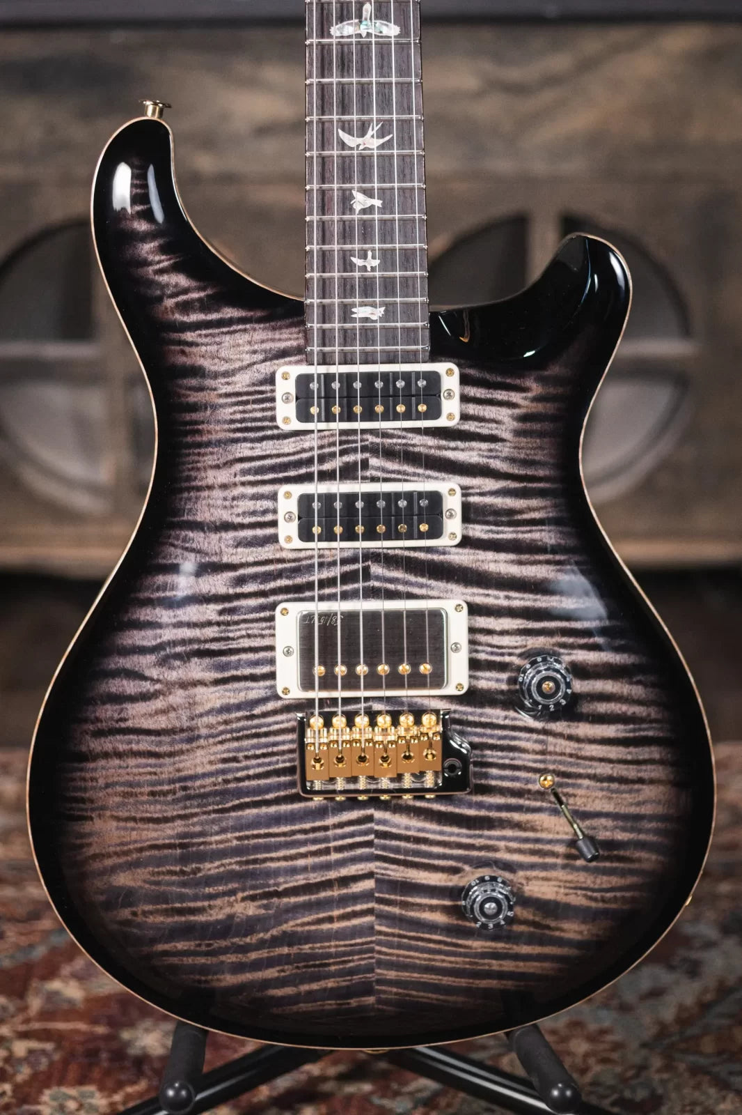 PRS Studio 10-Top Electric Guitar - Charcoal Burst with Hardshell Case