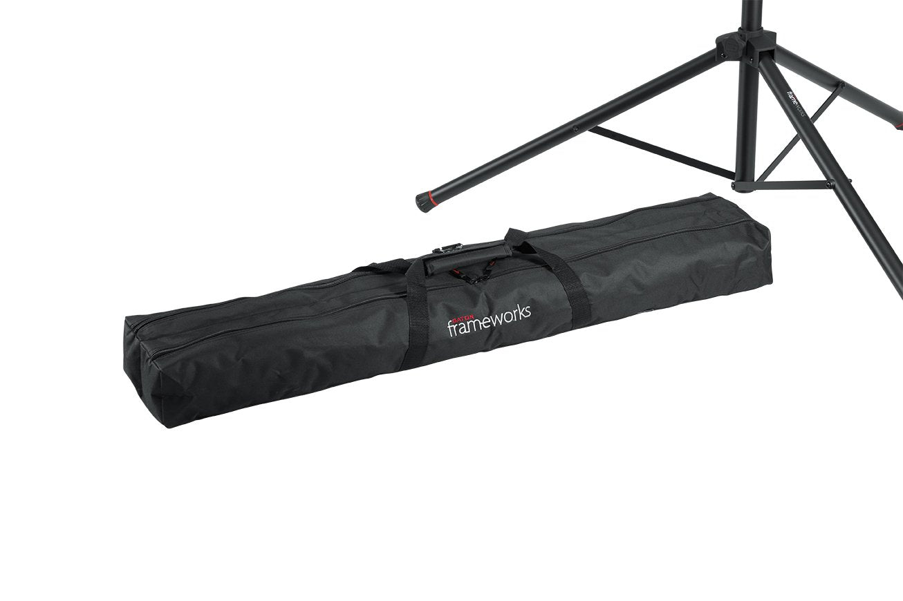 Gator Frameworks GFW-SPK-2000SET Standard Aluminum Speaker Stands (set of 2) with Carry Bag