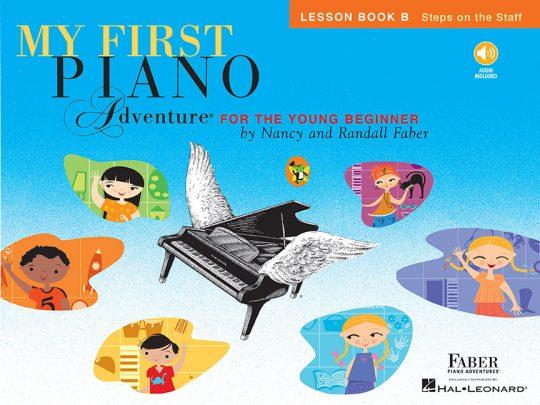 My First Piano Adventure: Lesson- Book B - Steps on the Staff