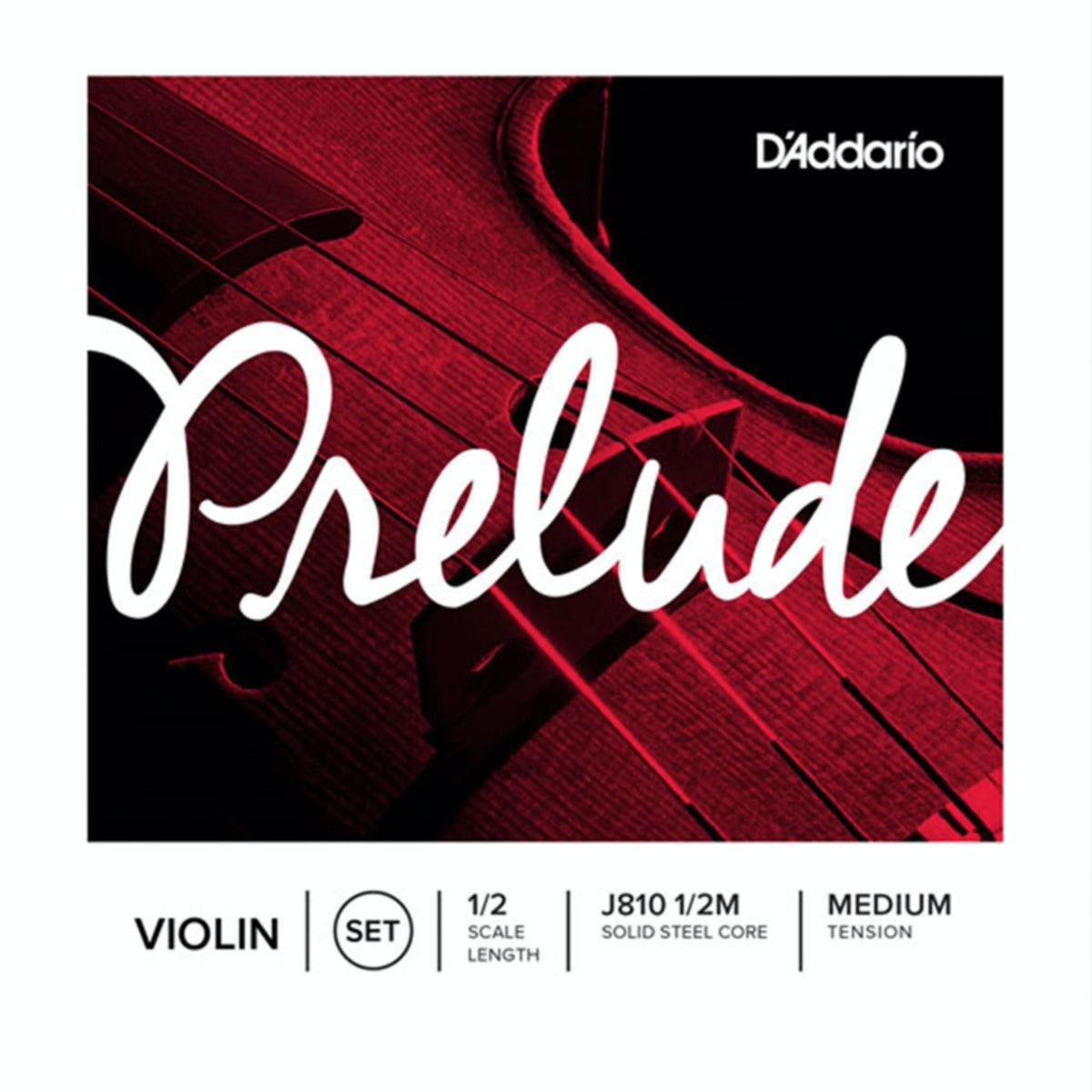 D'Addario Prelude Violin String Set 1/2 Scale Medium Tension