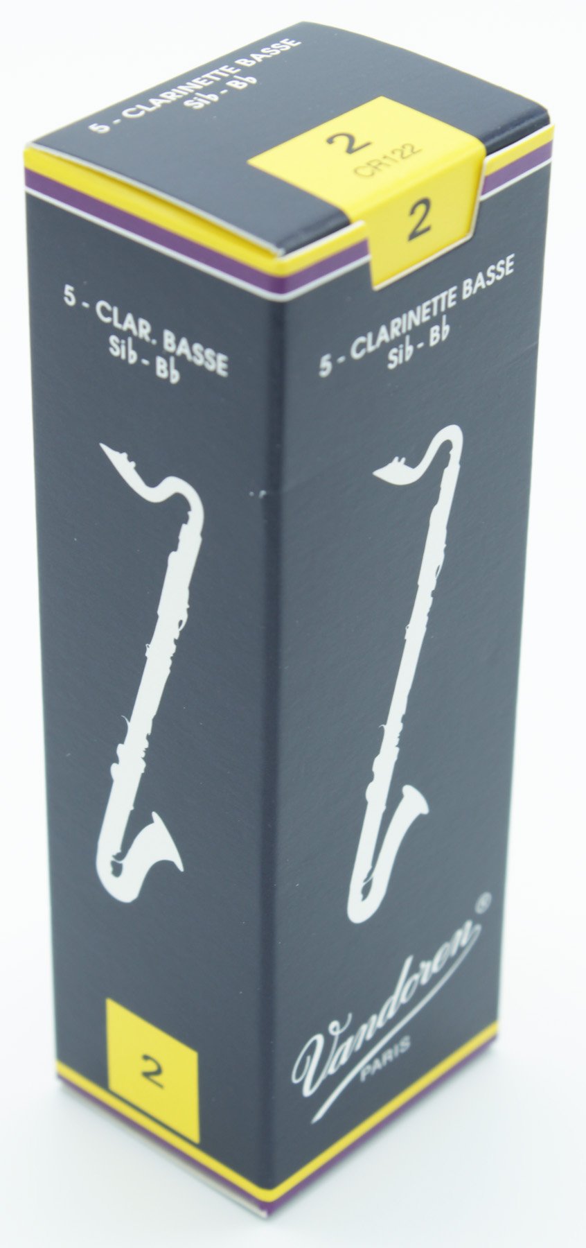 Vandoren CR122 Bass Clarinet Reeds 2.0 5 Box