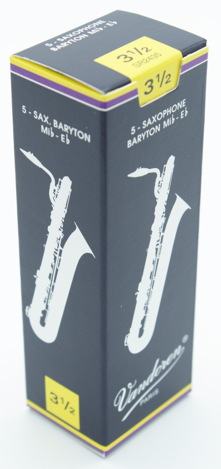 Vandoren SR2435 Baritone Saxophone Reeds 3.5 5 Box