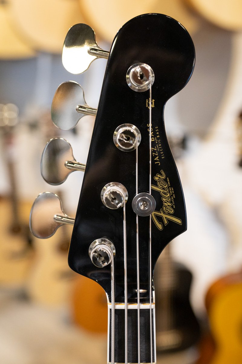 Fender Gold Foil Jazz Bass, Ebony Fingerboard, 2-Color Sunburst - Deluxe Gig Bag
