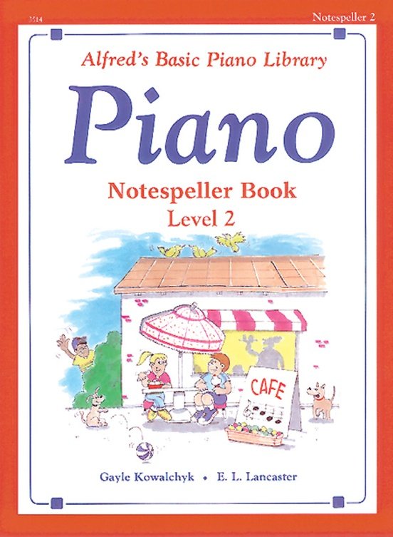 Alfred's Basic Piano Library: Level 2 - Notespeller Book Alfred Publishing