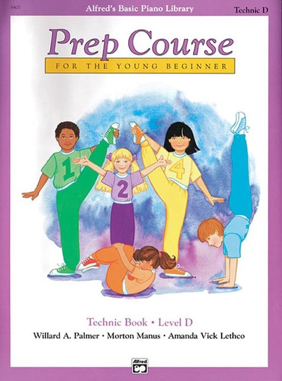 Alfreds Basic Piano Prep Course Technic Book Level D