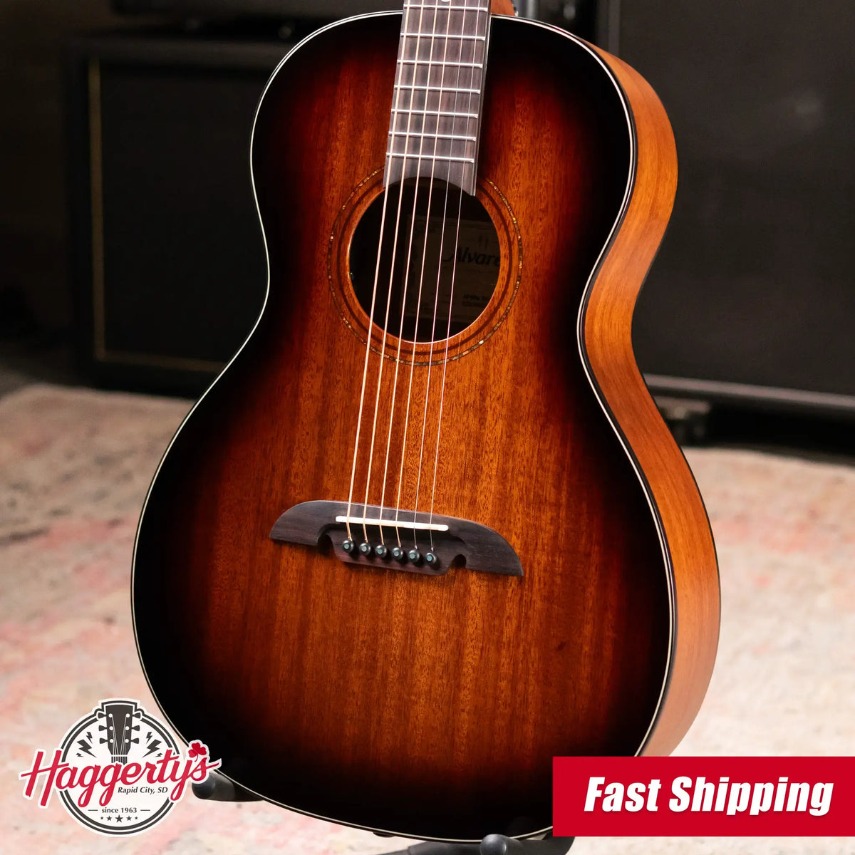 Alvarez AP66e Artist Series Acoustic/Electric Guitar - Shadowburst - Demo
