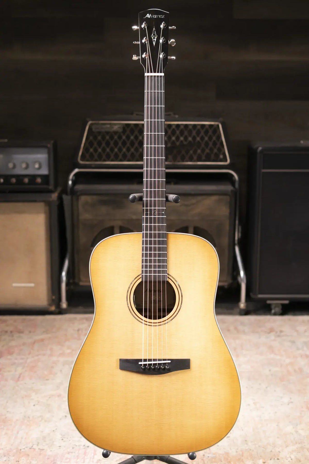 Alvarez LD70e Laureate Dreadnought Acoustic/Electric Guitar - Daybreak with Softshell Case - Demo