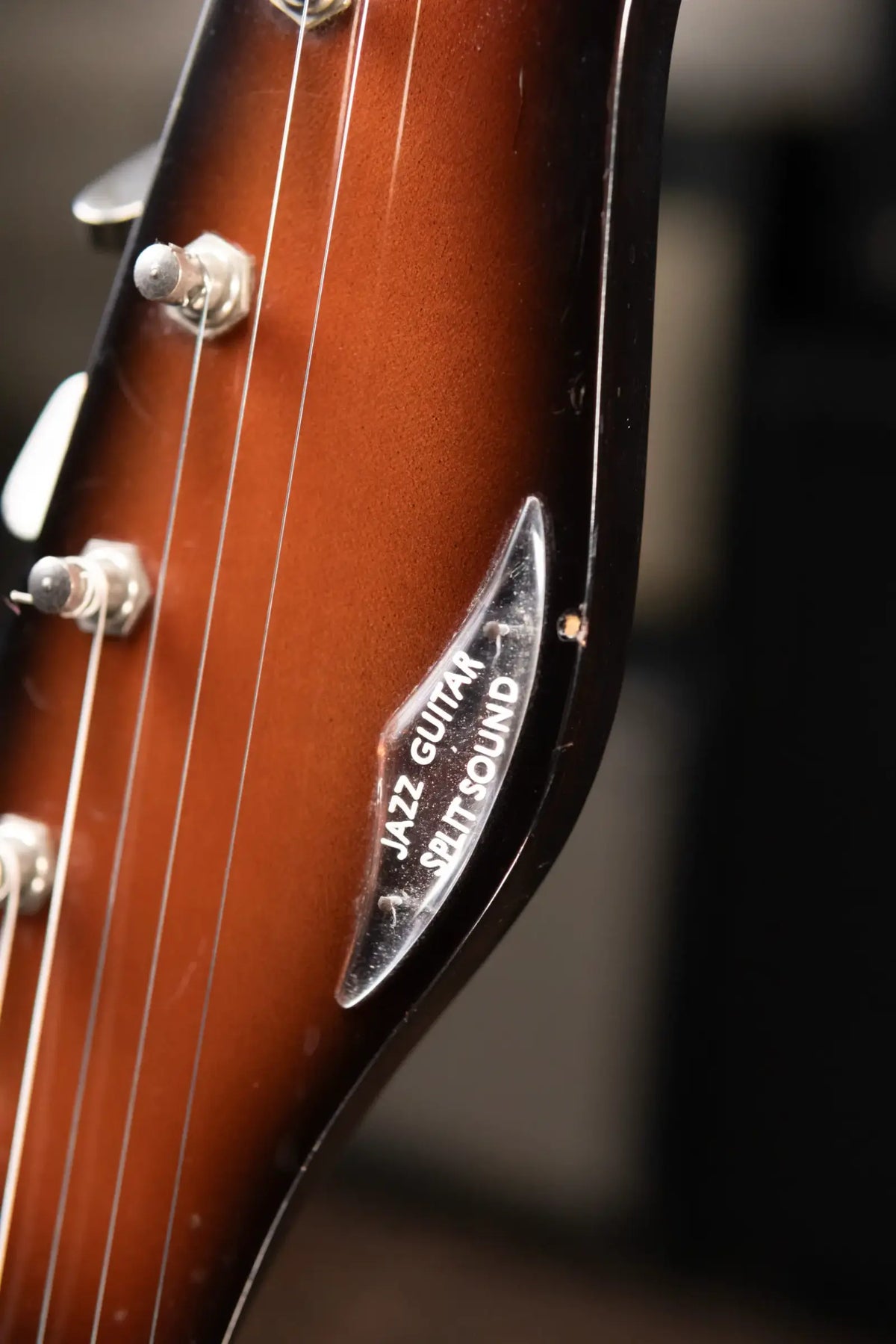 Ampeg Burns Split Sound Electric Guitar Sunburst with Ampeg Tolex Case - Used