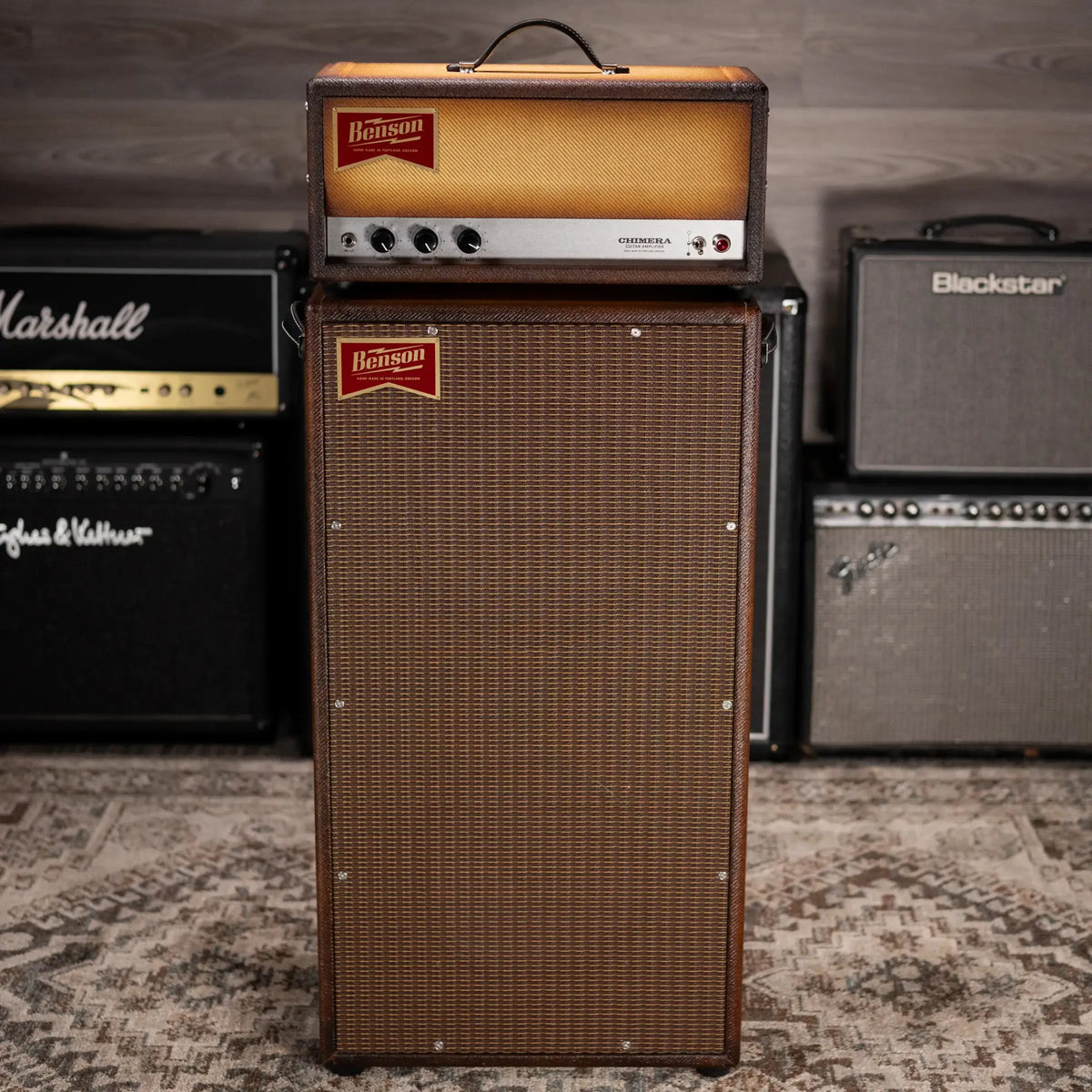 Benson Amps Chimera 30w Guitar Amplifier - Head and 18x34" Cabinet in Bourbon Burst - Used