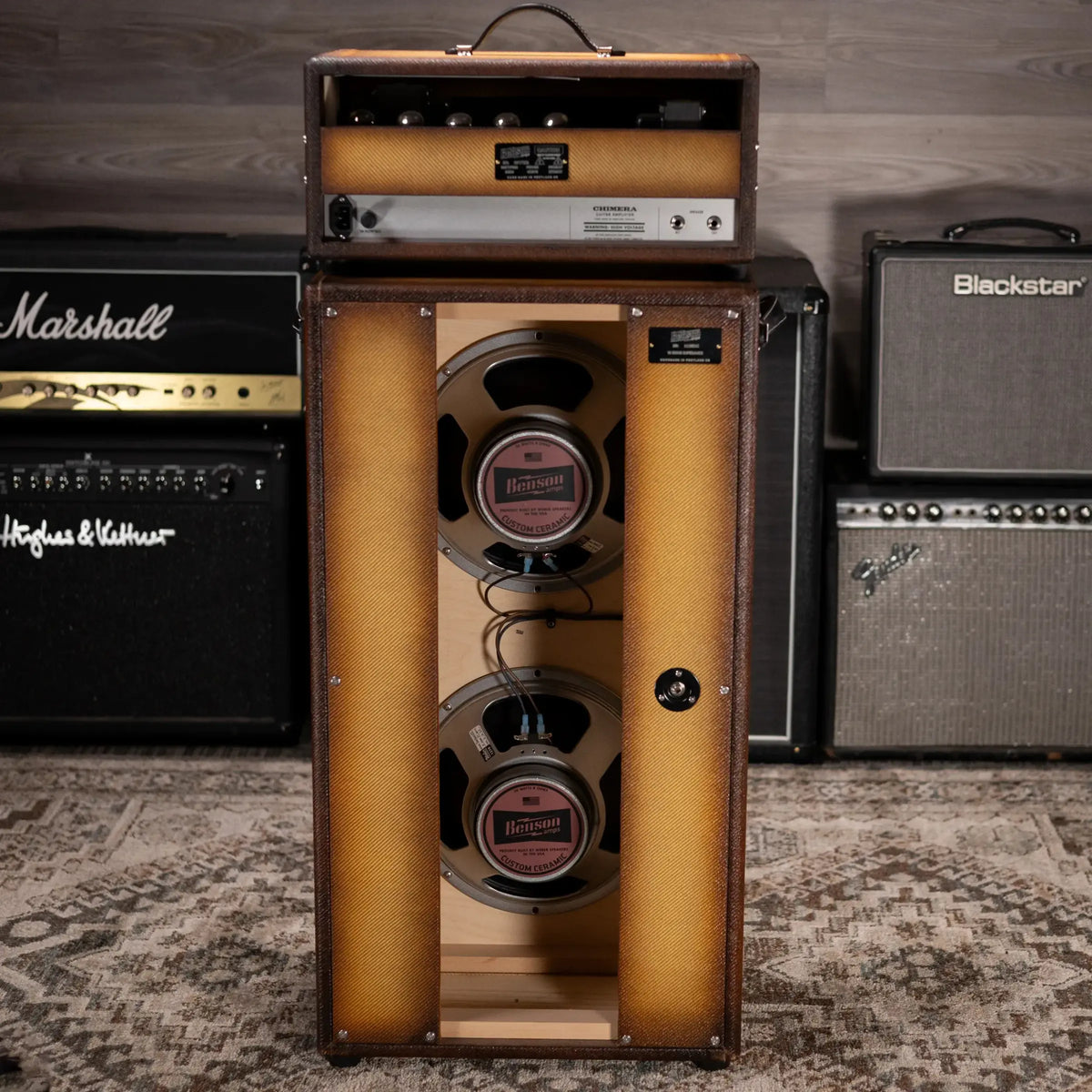 Benson Amps Chimera 30w Guitar Amplifier - Head and 18x34" Cabinet in Bourbon Burst - Used