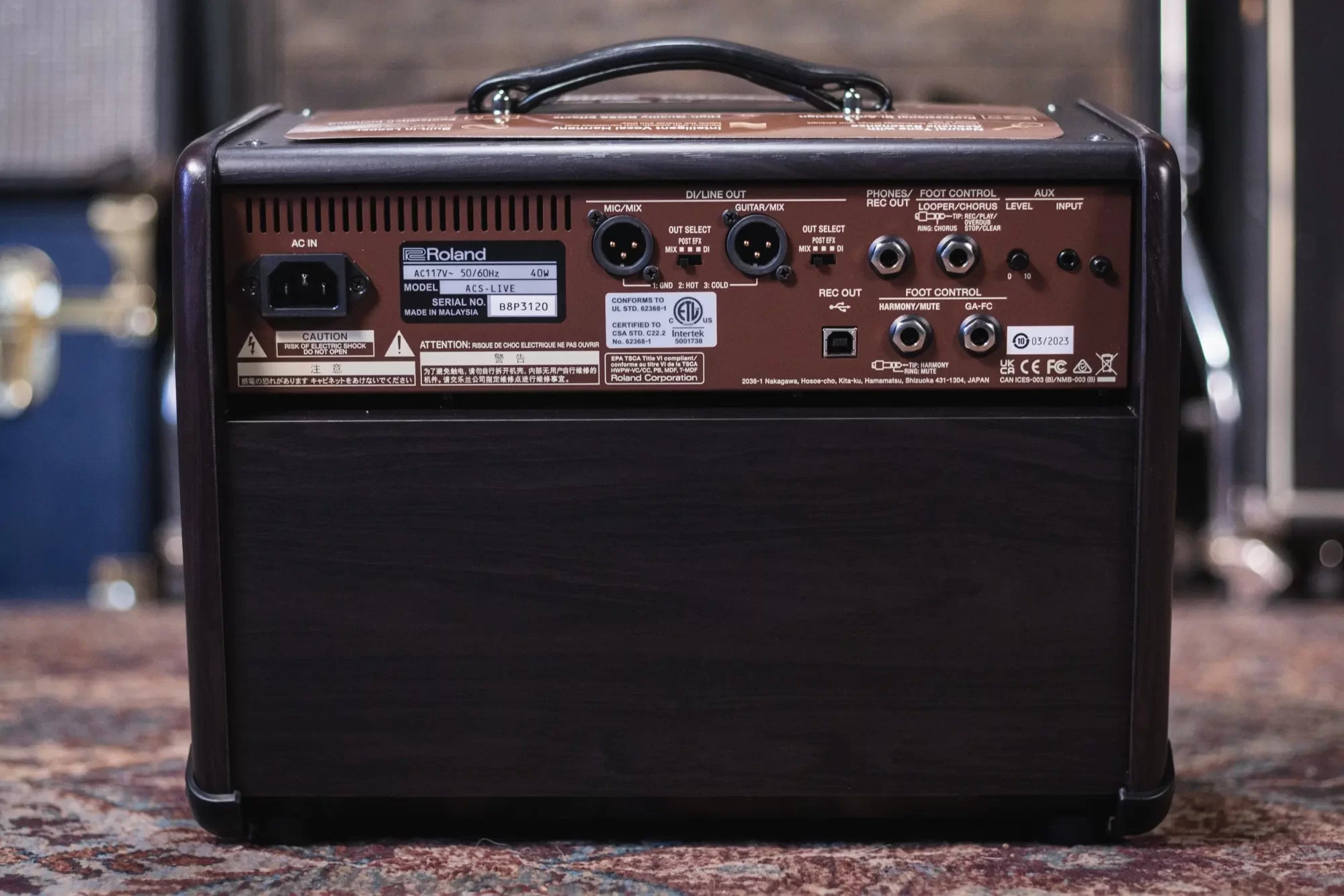 Boss Acoustic Singer Live LT 60 watt Bi amp Acoustic Combo Amp haggertys 7 20231002091520