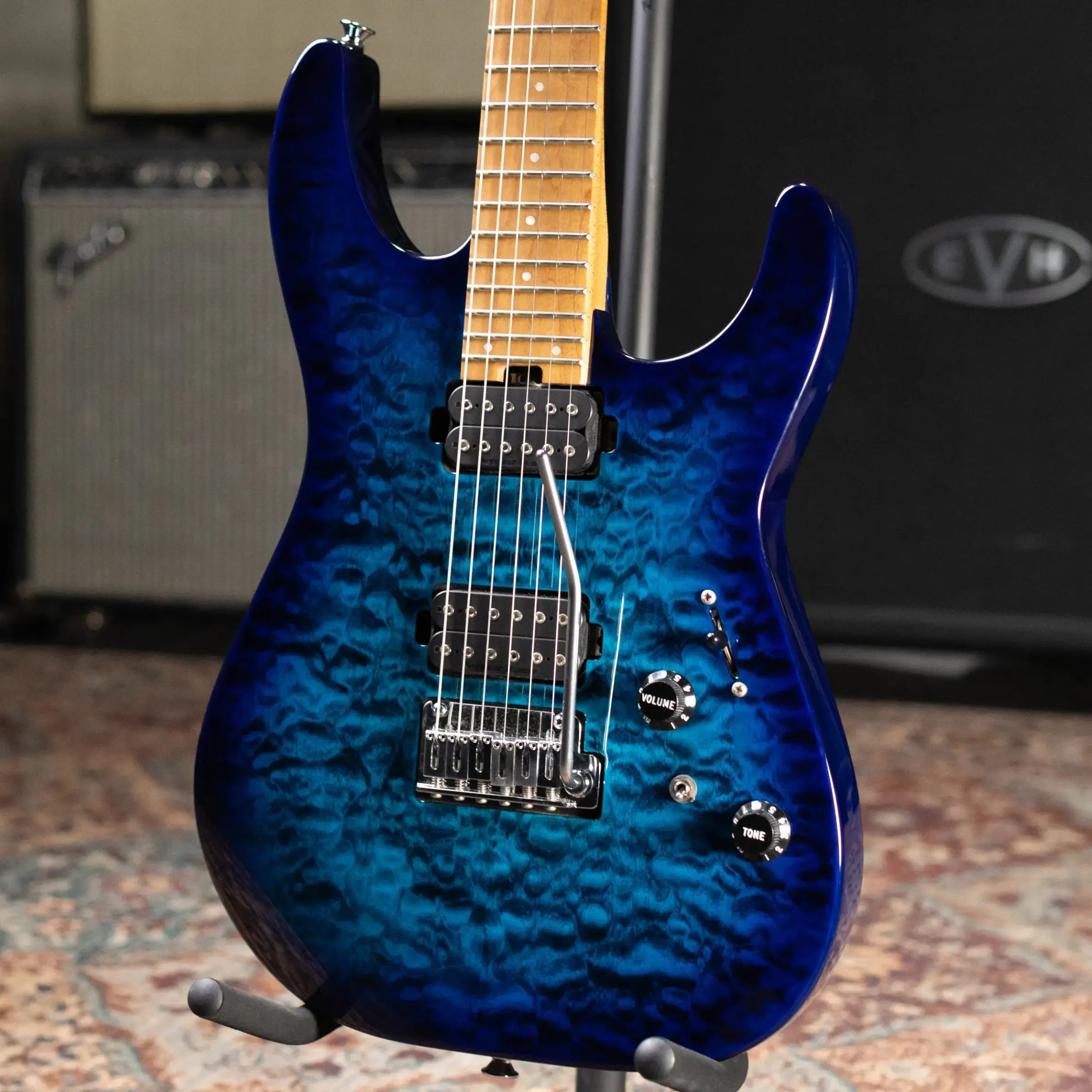 Charvel Pro Mod DK24 HH Electric Guitar - Chlorine Burst with Gig Bag - Used