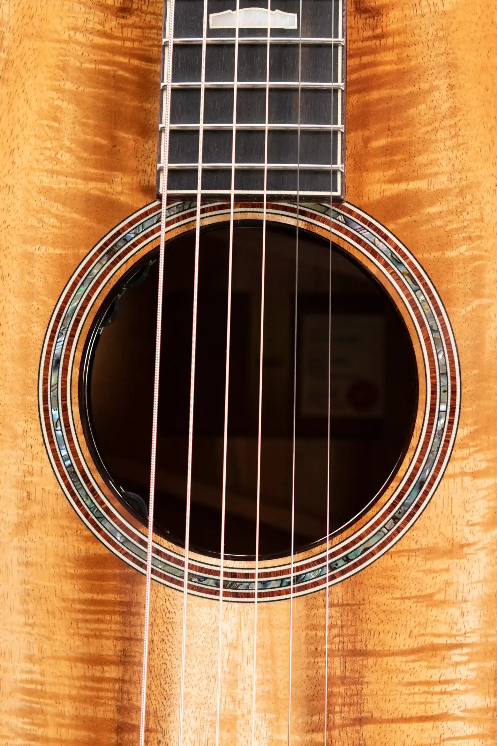 Taylor Custom Gold Label K24e Super Auditorium Acoustic/Electric Guitar - Master Koa with Hardshell Case and Matching Circa 74 Amplifier