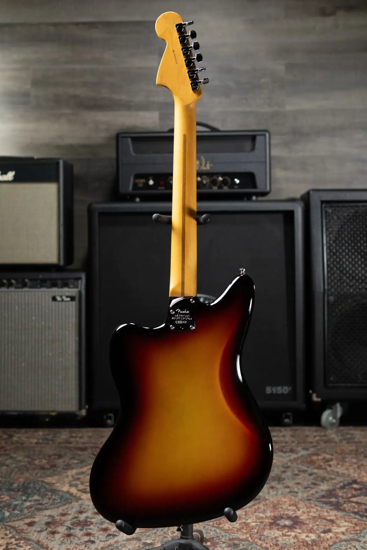 Fender American Professional Jaguar Electric Guitar - 3-Color Sunburst with Hardshell Case