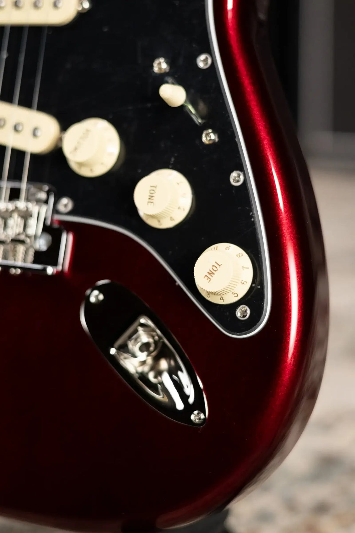 Fender American Professional Stratocaster Electric Guitar - Oxblood with Hardshell Case