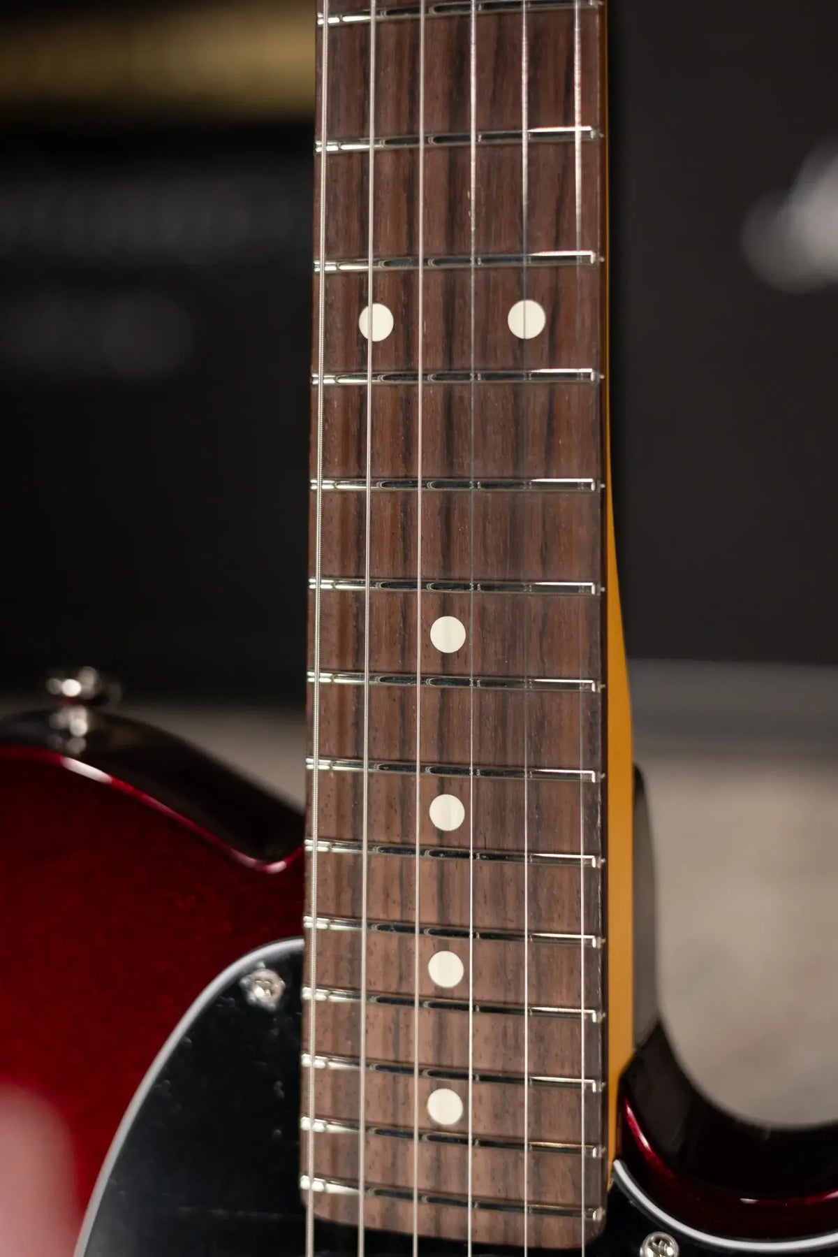 Fender American Professional Telecaster Electric Guitar - Oxblood with Hardshell Case