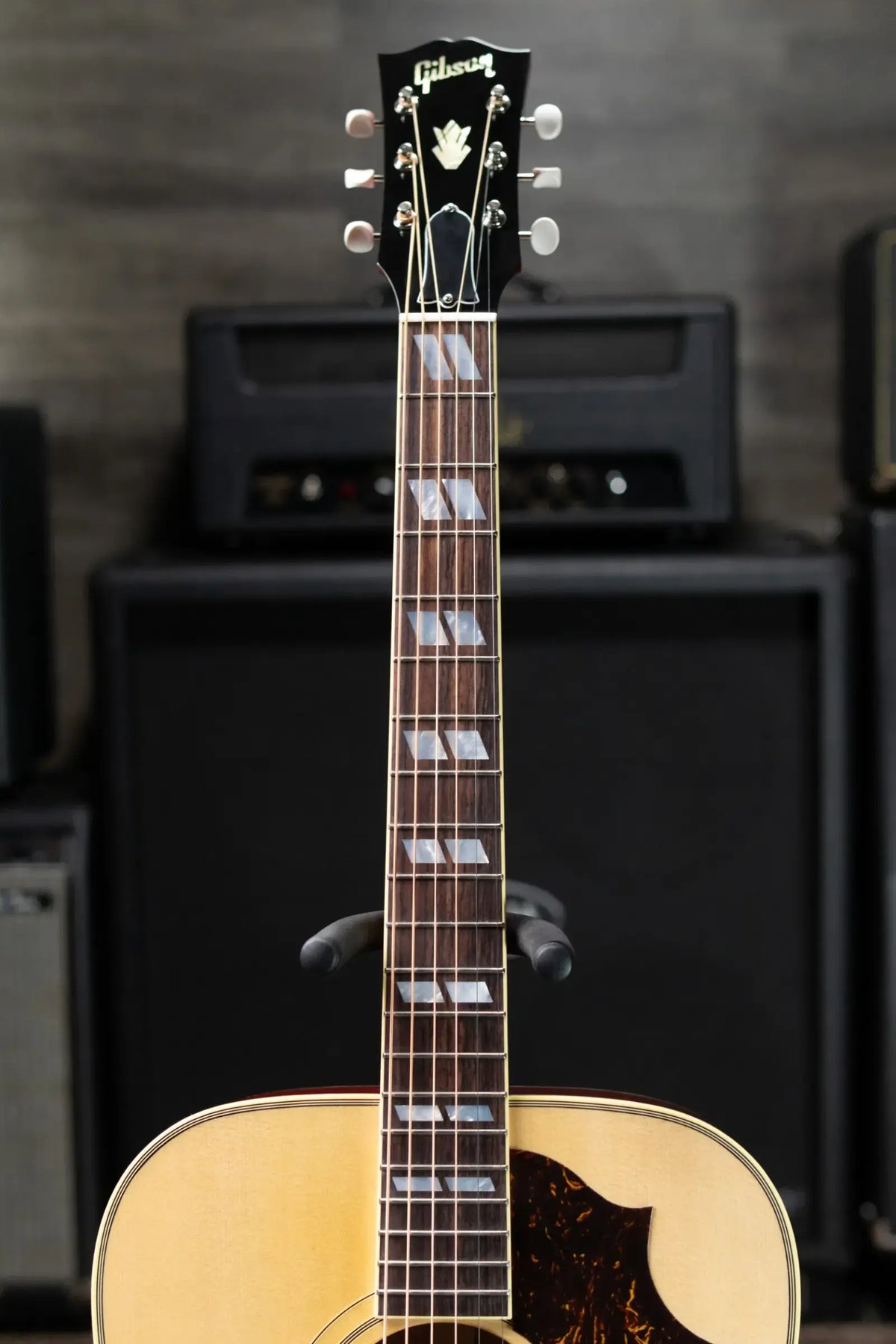 Gibson Country Western 60s Original Acoustic/Electric Guitar - Natural with Hardshell Case