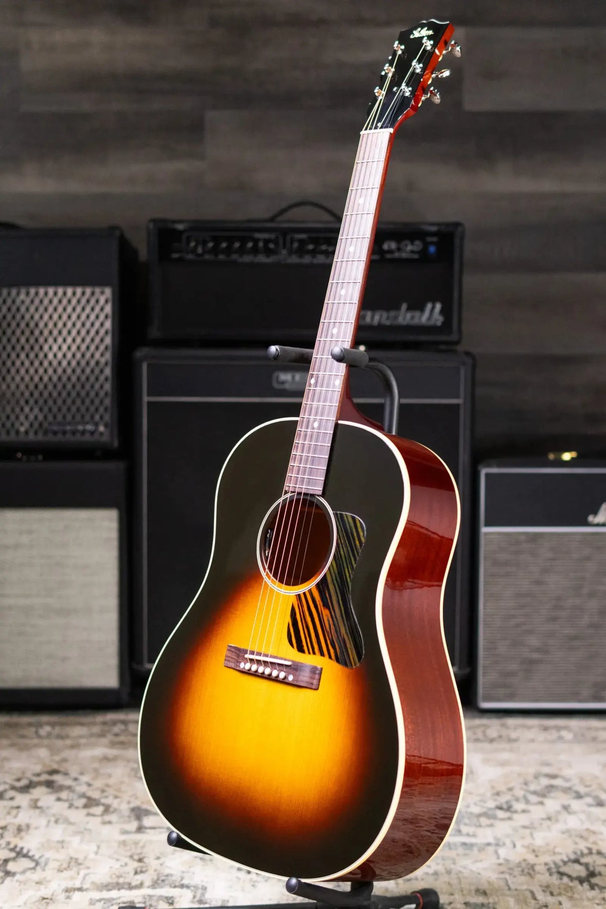 Gibson J-45 Original Acoustic/Electric Guitar - Vintage Sunburst with Hardshell Case