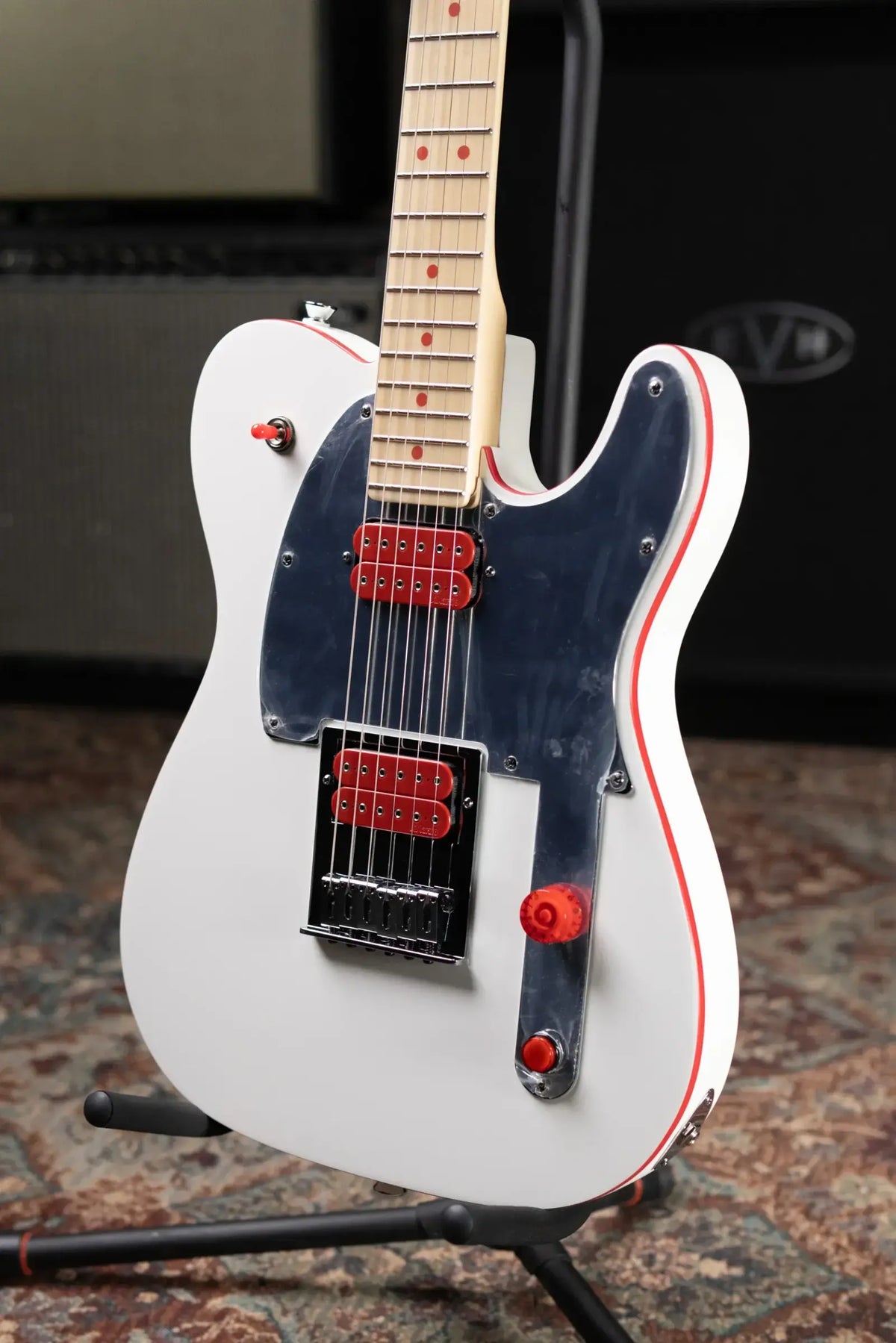 Fender John 5 Ghost Telecaster Electric Guitar - Arctic White