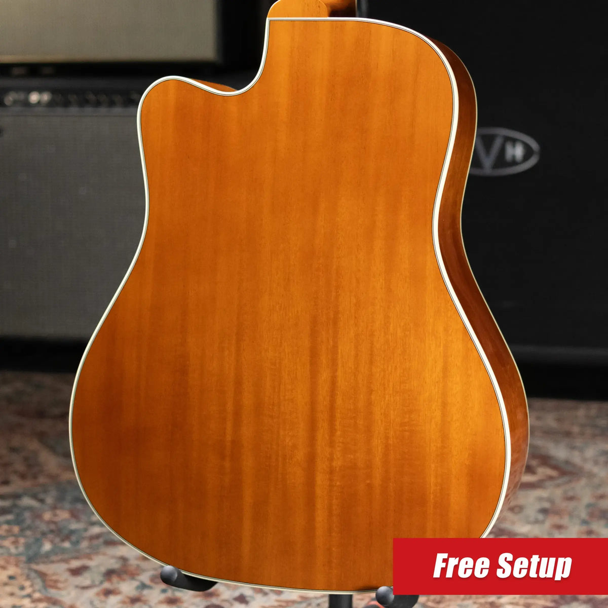 Gibson Hummingbird Standard EC HiFi DNA Acoustic/Electric Guitar - Heritage Cherry Sunburst with Hardshell Case