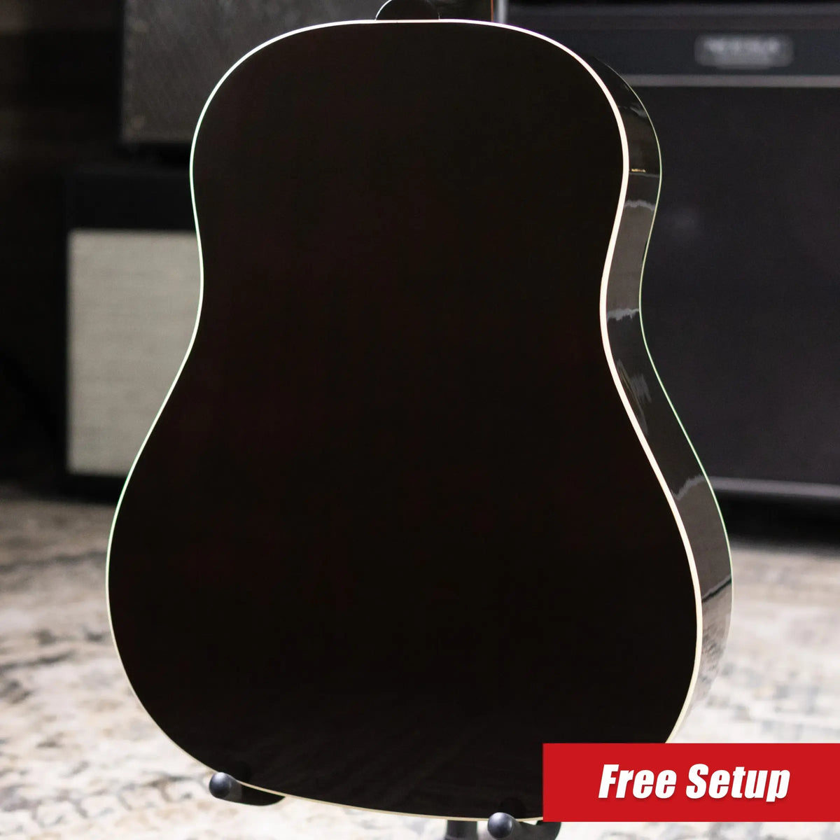 Gibson J-45 Standard Acoustic/Electric Guitar - Vintage Sunburst with Hardshell Case
