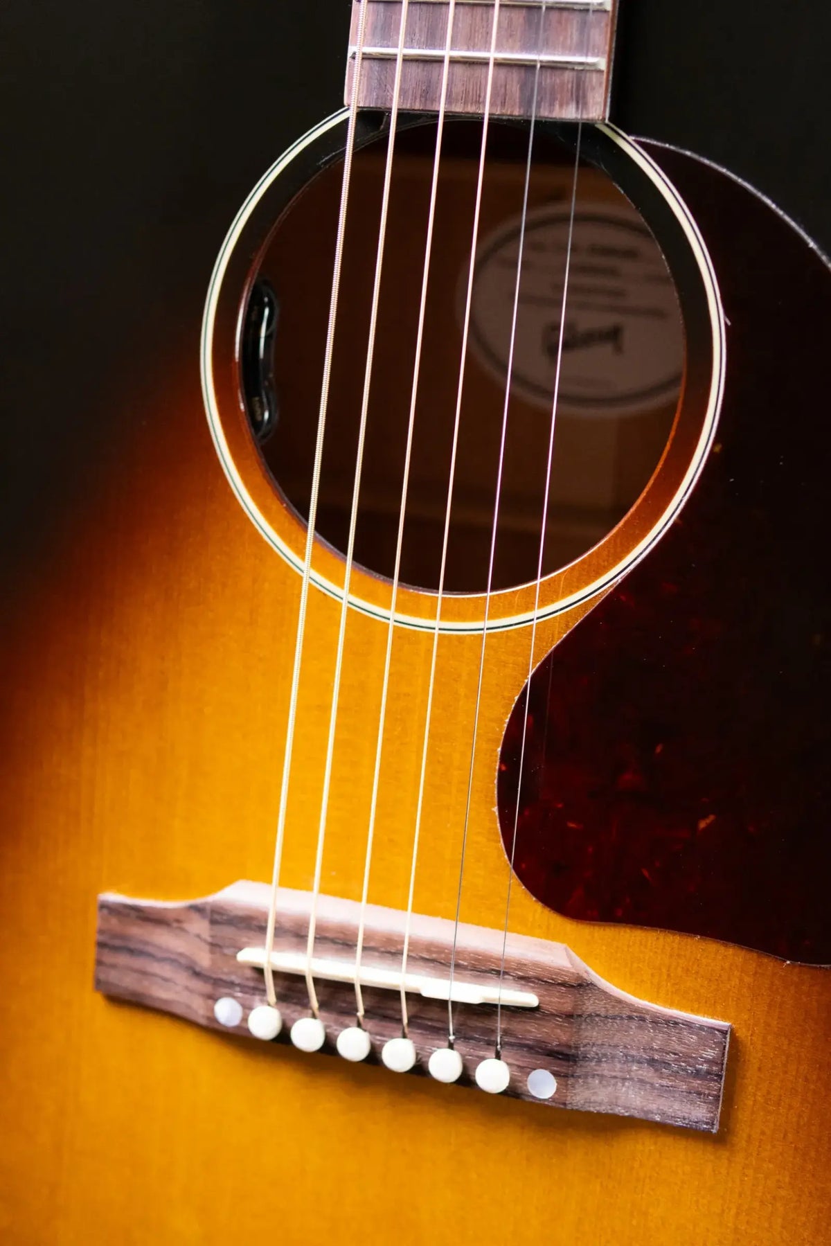 Gibson J-45 Standard Acoustic/Electric Guitar - Vintage Sunburst with Hardshell Case