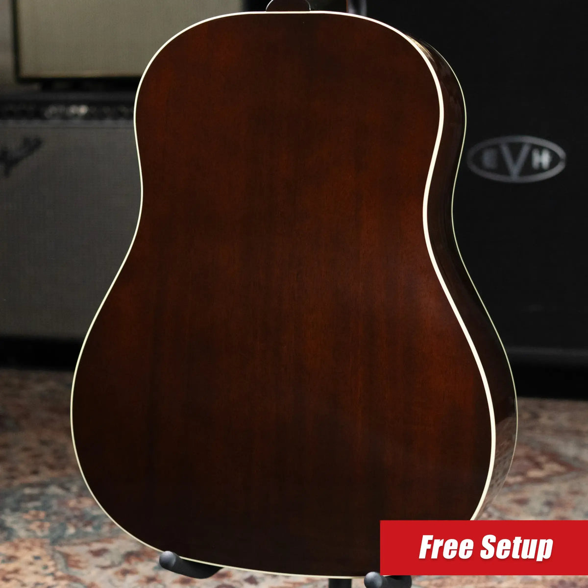 Gibson J-45 Standard Acoustic/Electric Guitar - Vintage Sunburst with Hardshell Case