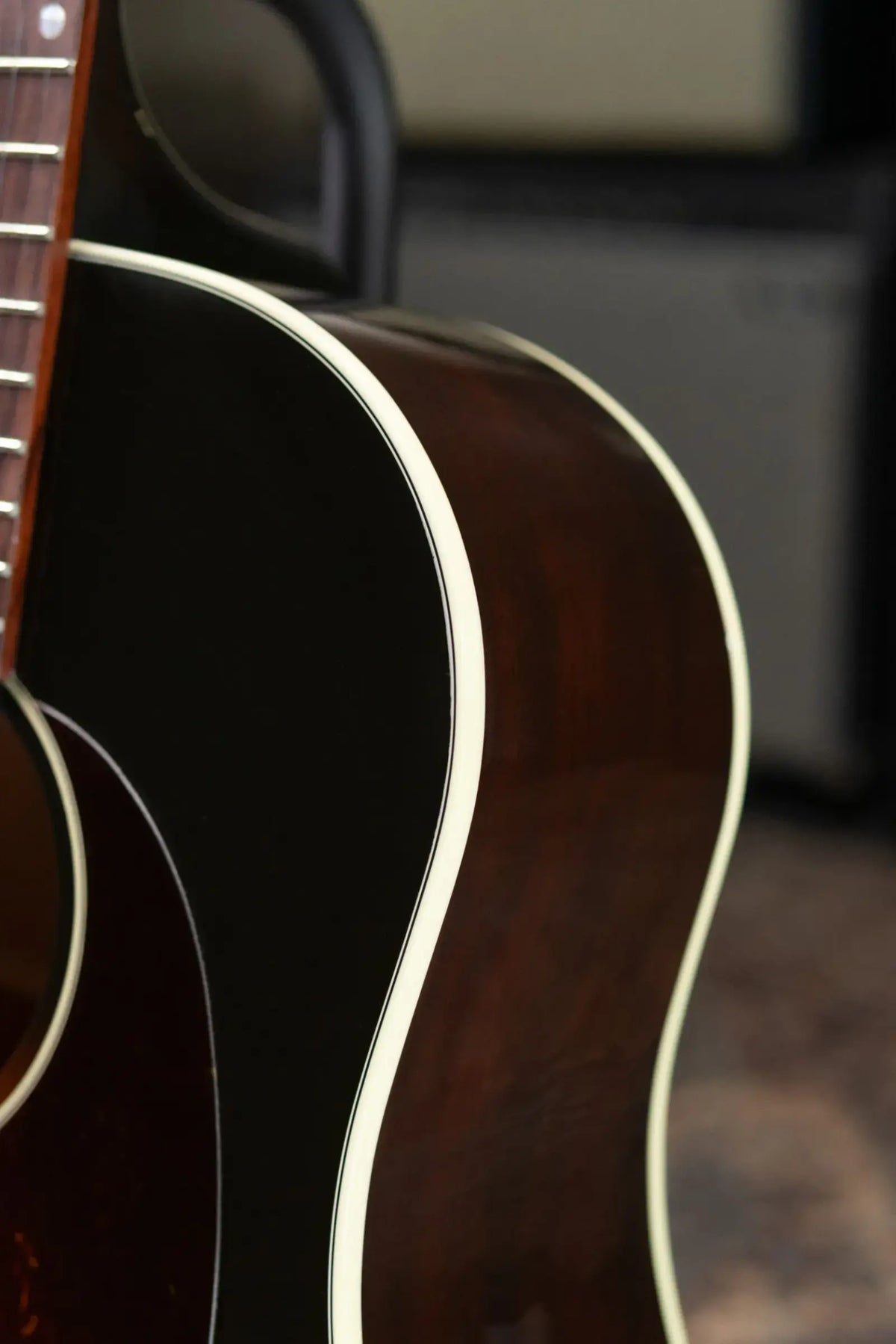 Gibson J-45 Standard Acoustic/Electric Guitar - Vintage Sunburst with Hardshell Case