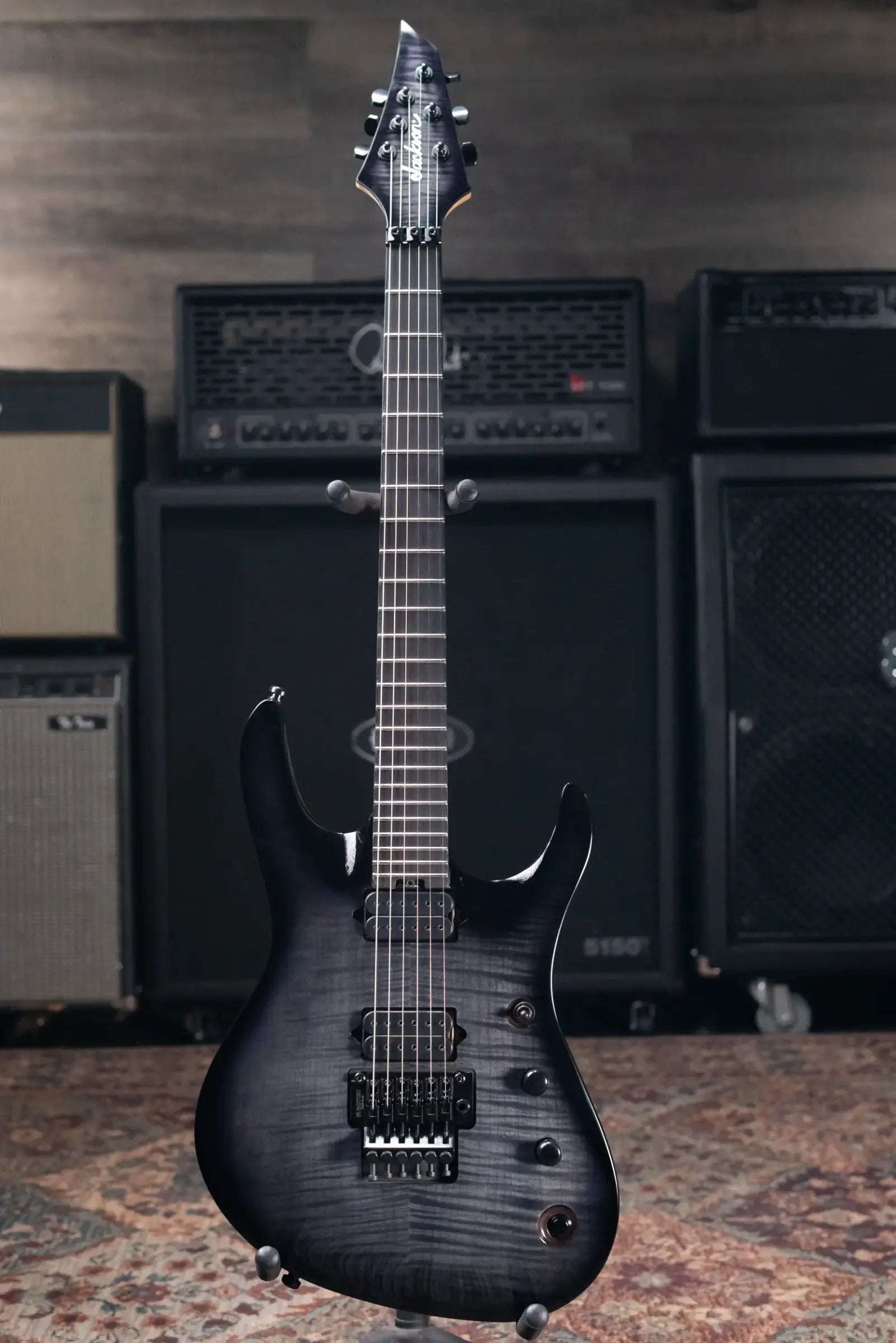 Jackson Pro Plus Series Signature Chris Broderick Soloist 6 Electric Guitar - Transparent Black with Soft Case