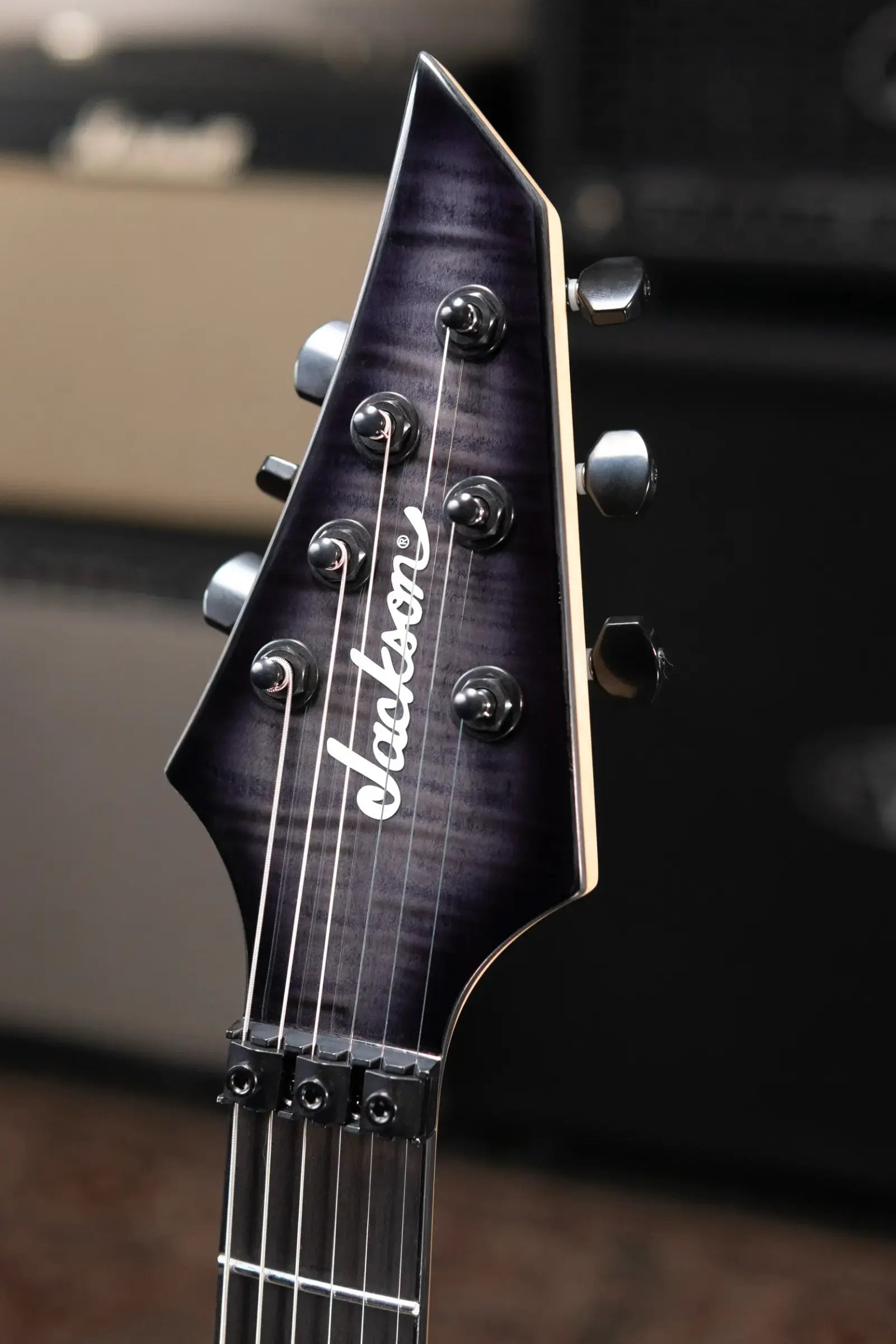 Jackson Pro Plus Series Signature Chris Broderick Soloist 6 Electric Guitar - Transparent Black with Soft Case