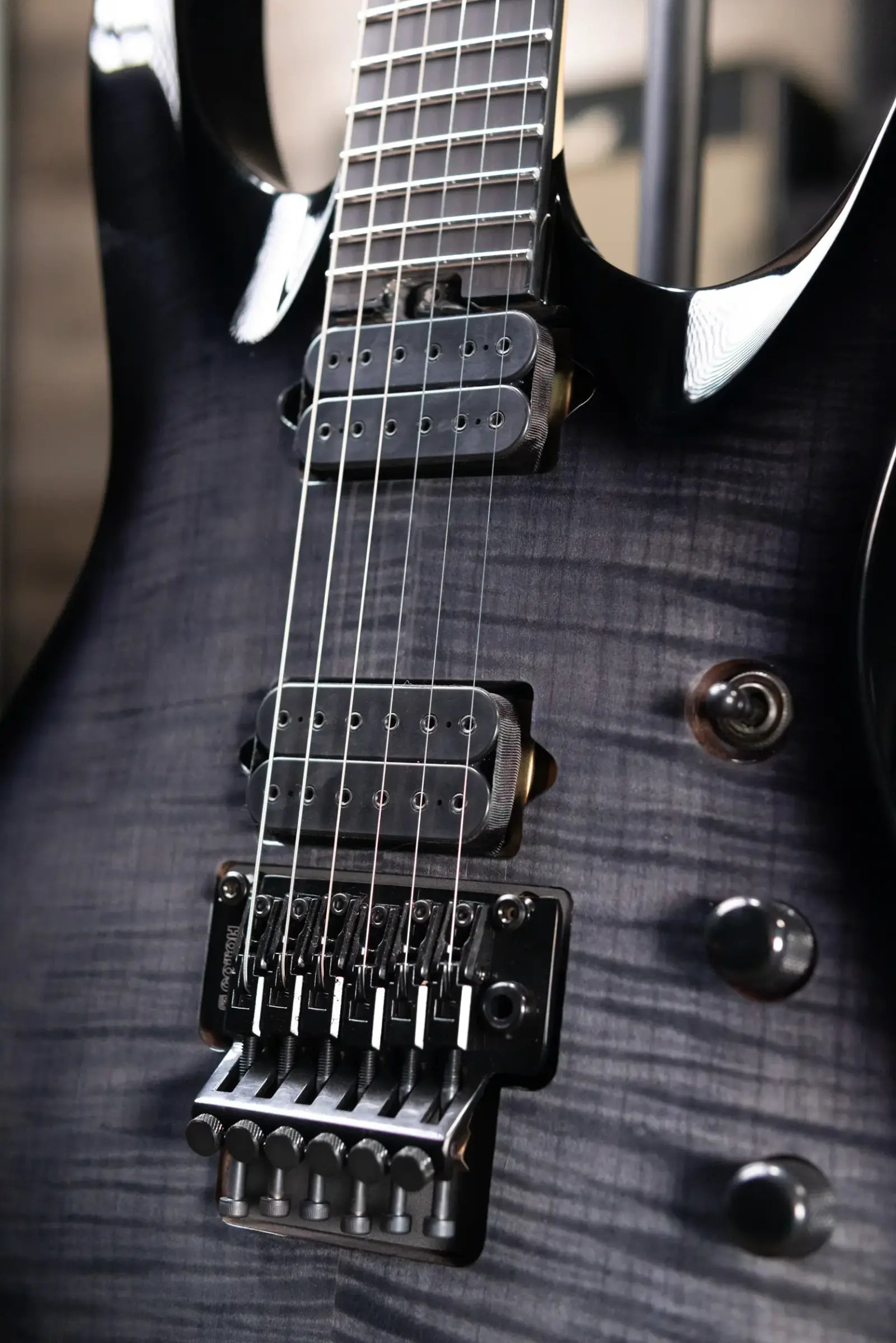 Jackson Pro Plus Series Signature Chris Broderick Soloist 6 Electric Guitar - Transparent Black with Soft Case