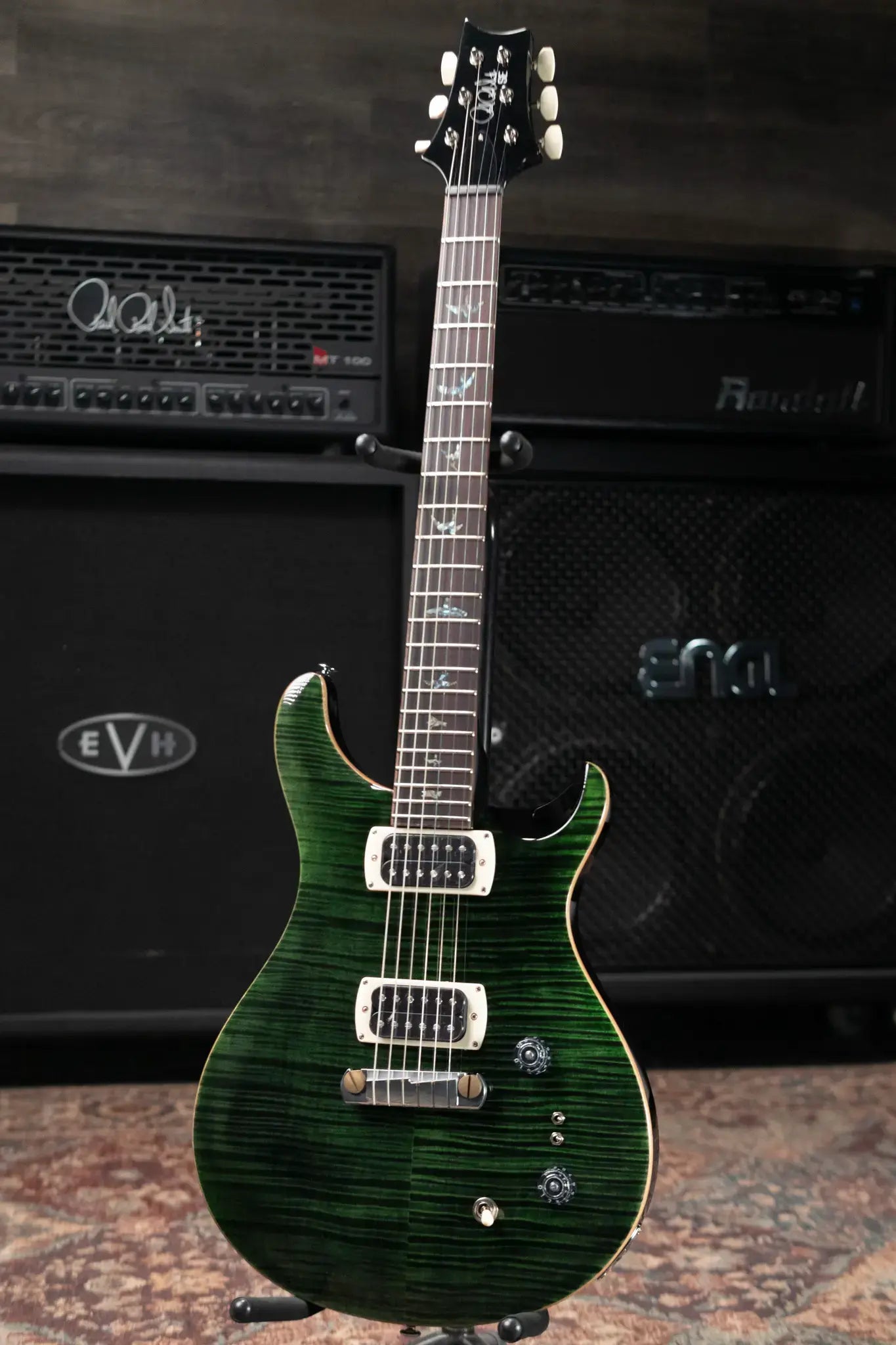 PRS SE Paul's Guitar Electric Guitar - Teal Black with Gig Bag