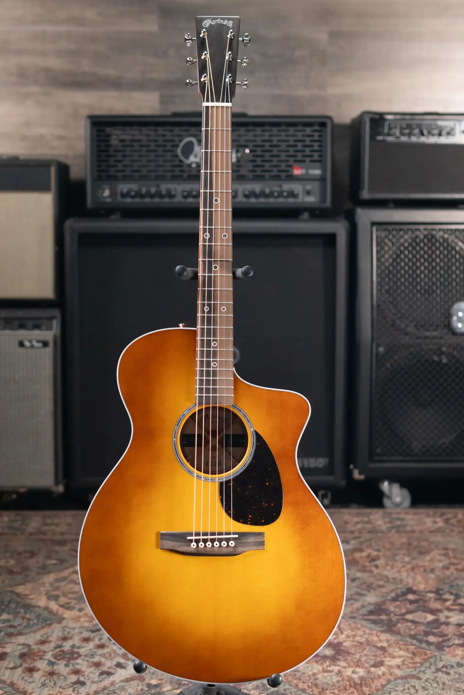Martin SC-13E Modern Acoustic/Electric Guitar - Mezcal Burst/Koa with Gig Bag
