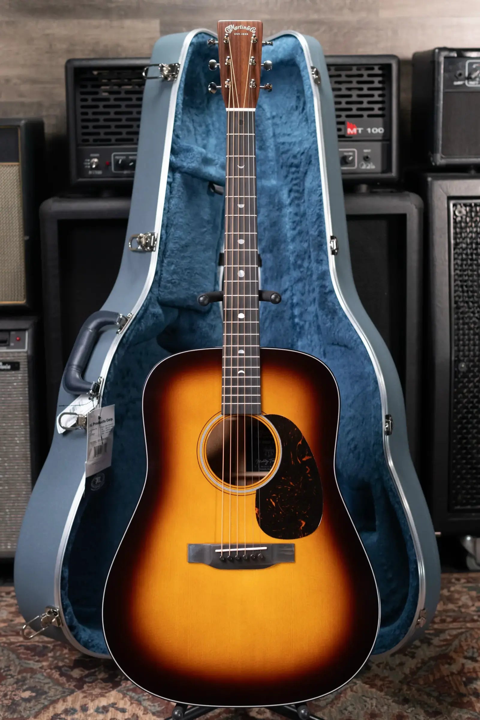 Martin D-18 Molly Tuttle Signature Dreadnought Acoustic Guitar - Vintage Sunburst with Hardshell Case
