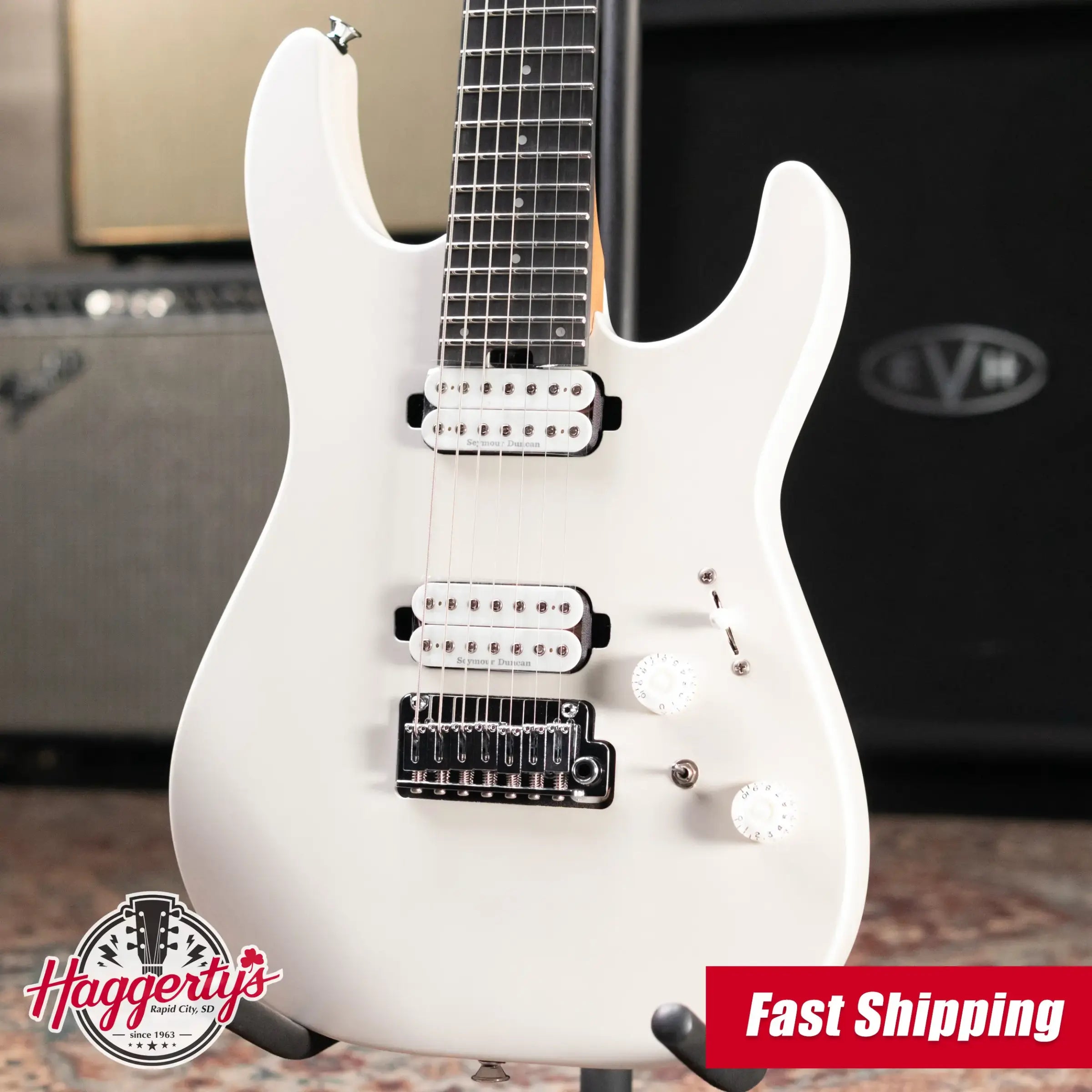 Charvel Pro-Mod Plus Limited Edition DK24-7 HH 2PT EB 7-String Electric Guitar - Celestial Silk with Gig Bag