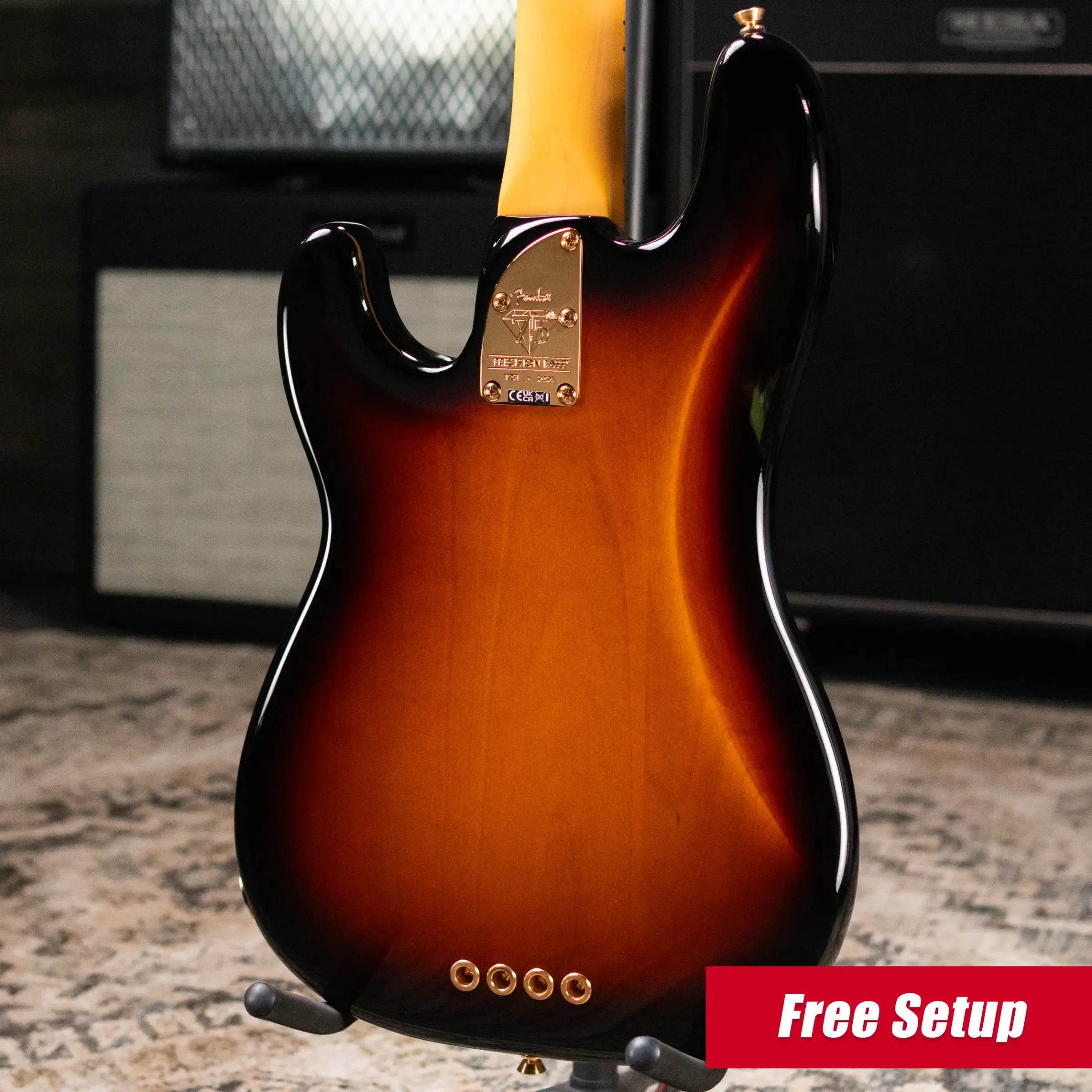 Fender 75th Anniversary American Professional PJ Bass - 2-Color Sunburst with Hardshell Case
