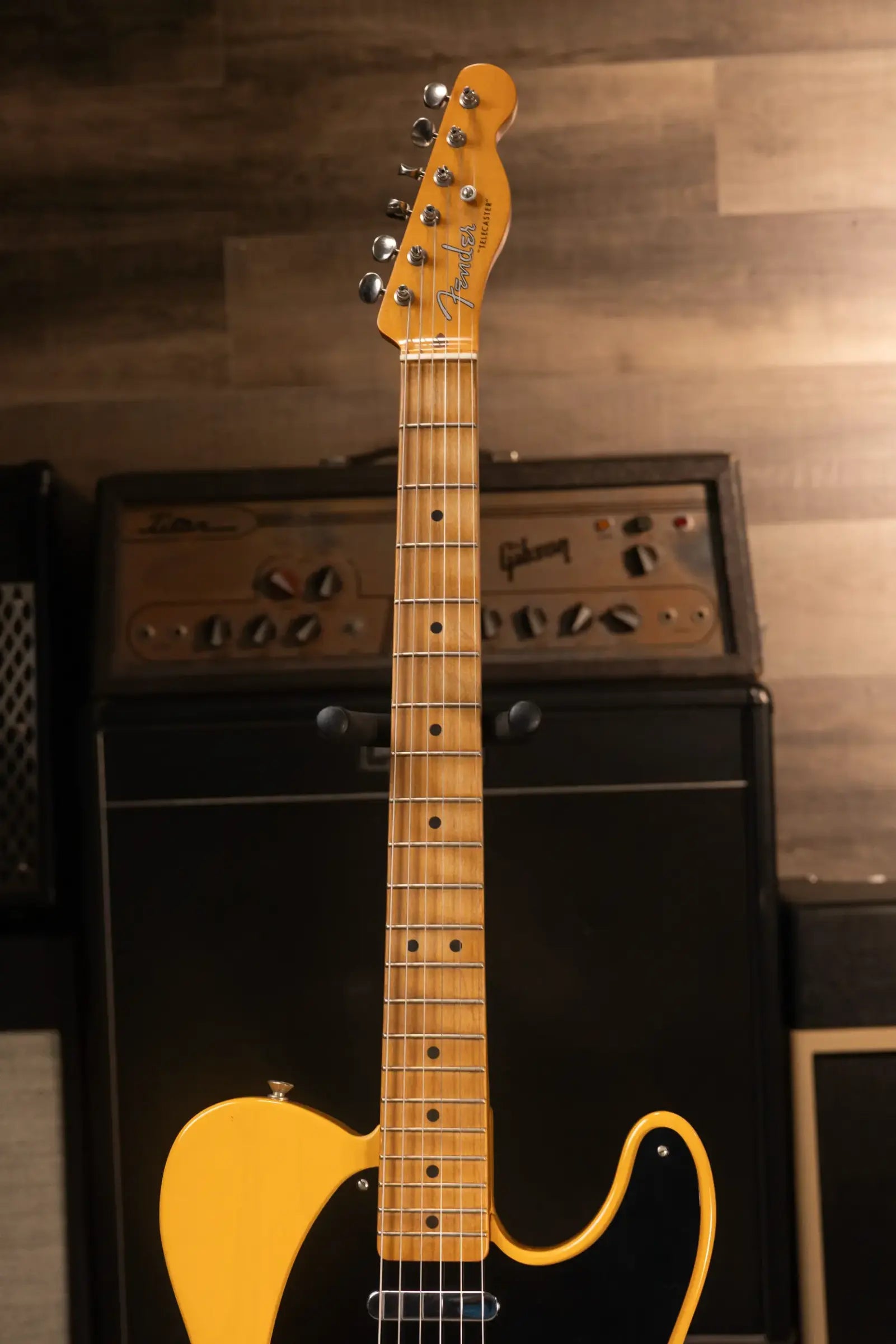 Fender 75th Anniversary Vintera Road Worn 1951 Telecaster Electric Guitar - Butterscotch Blonde with Hardshell Case