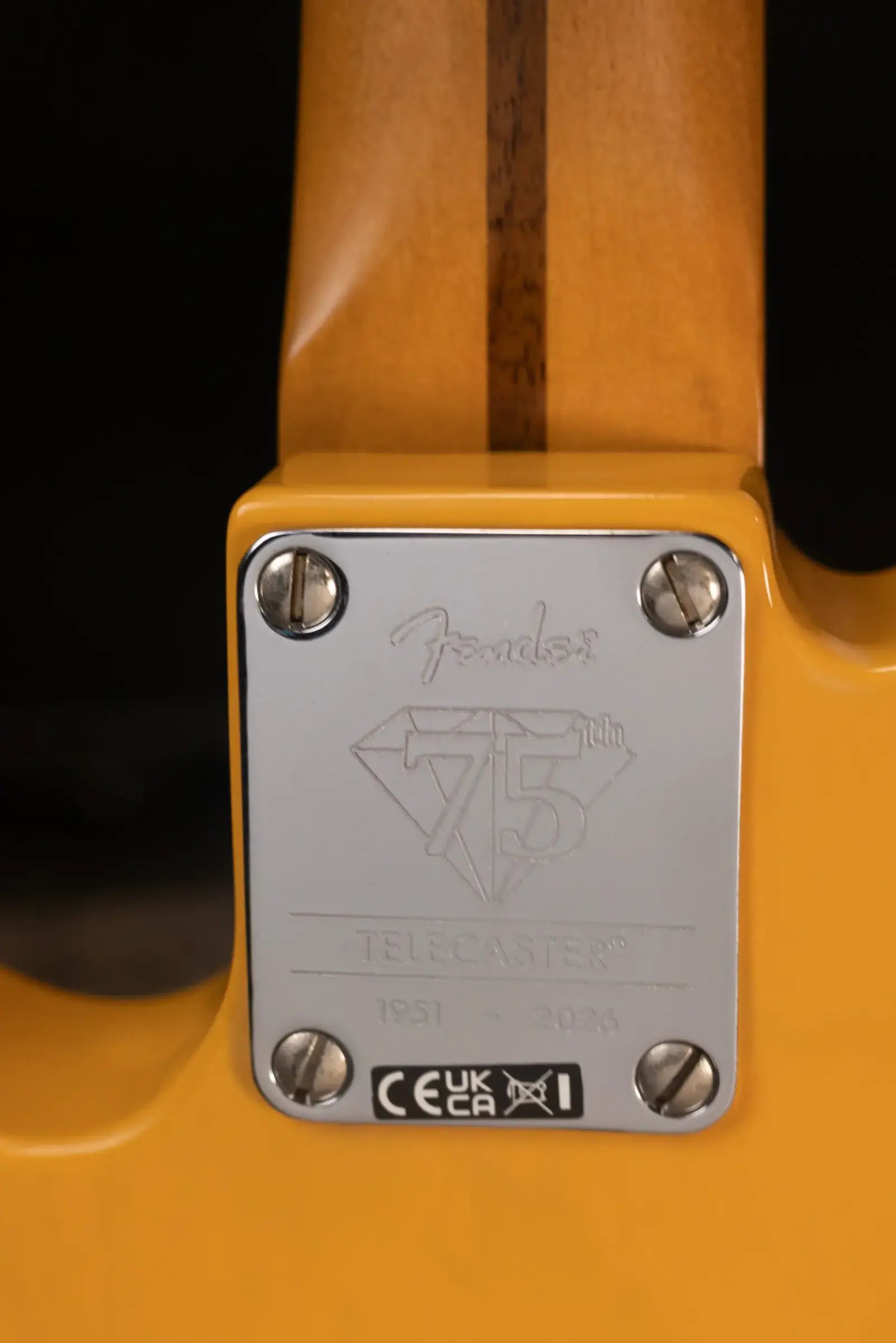 Fender 75th Anniversary Vintera Road Worn 1951 Telecaster Electric Guitar - Butterscotch Blonde with Hardshell Case