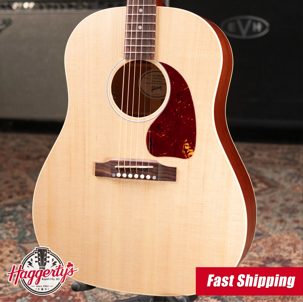 Gibson J-45 Special Dreadnought Acoustic Guitar - Natural Satin with Gig Bag
