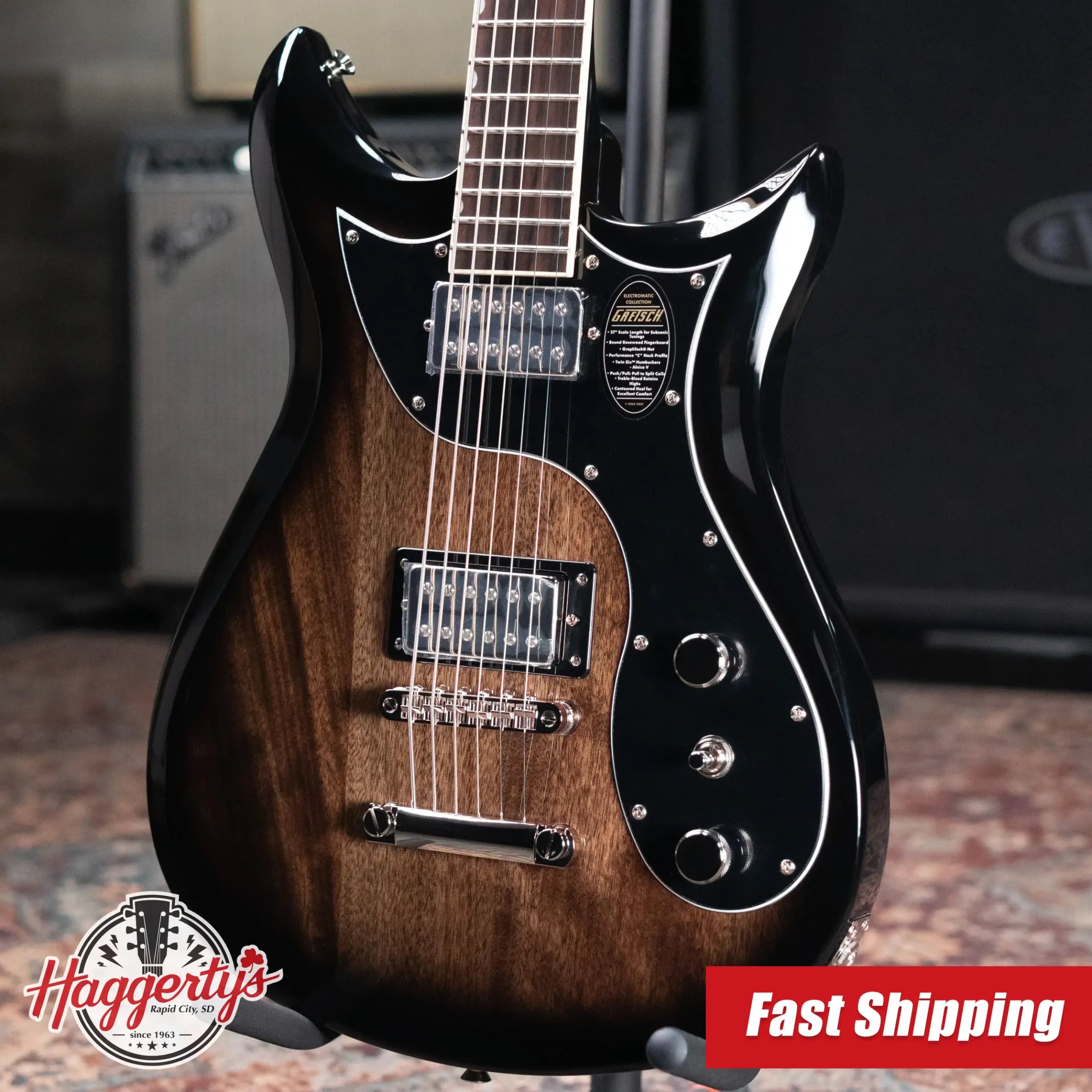 Gretsch Electromatic CVT Baritone Electric Guitar - Bristol Fog