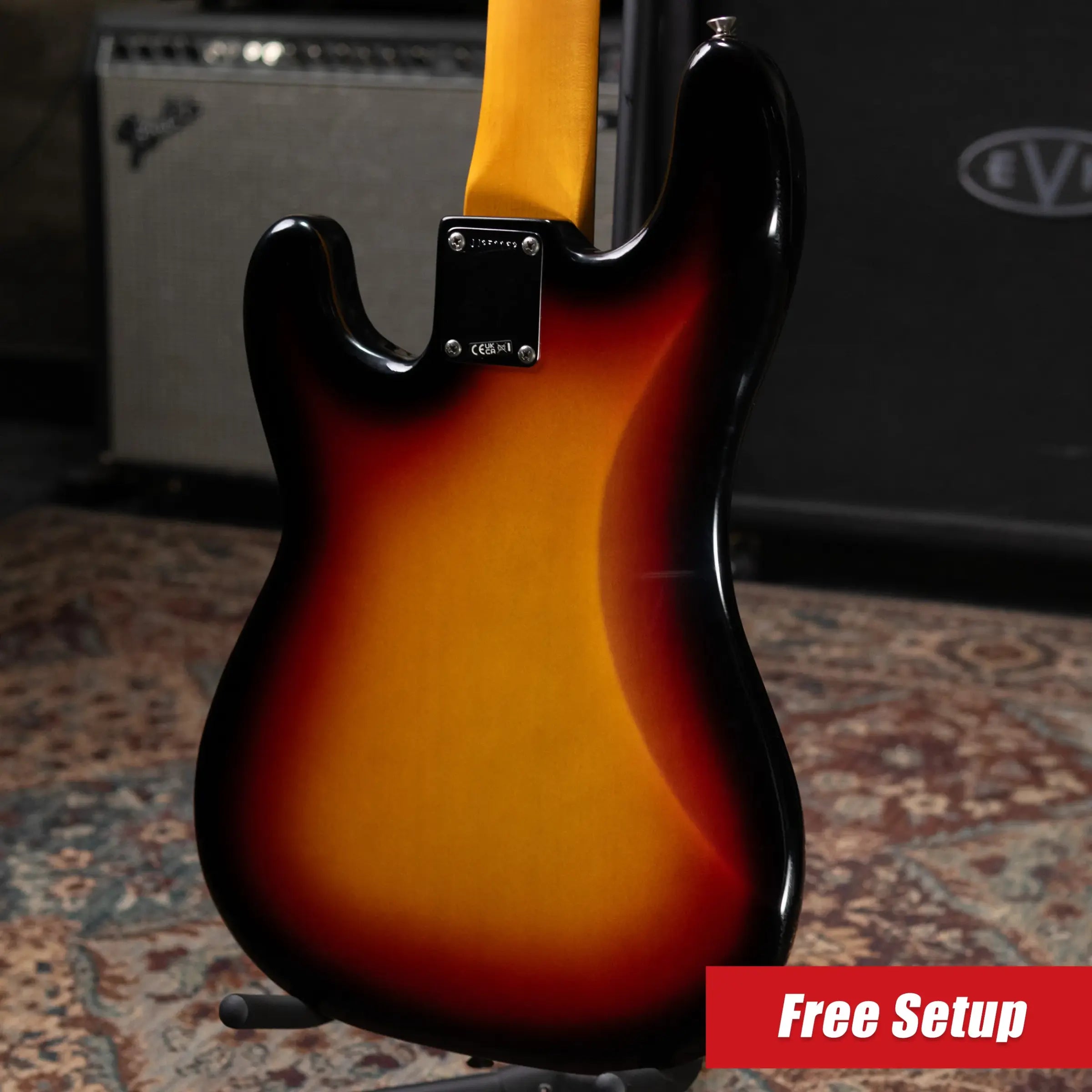 Fender James Jamerson 1962 Precision Bass - 3-Tone Sunburst with Hardshell Case