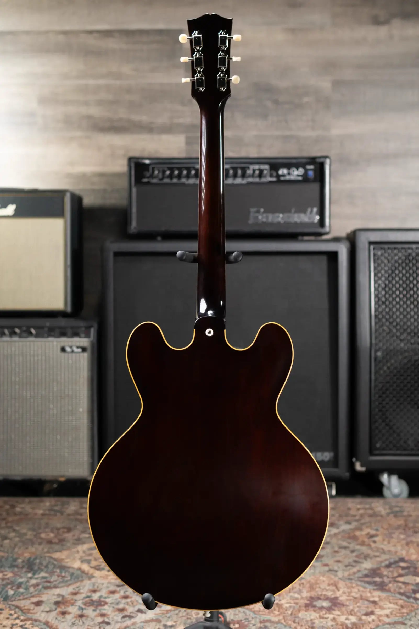 Gibson Custom Shop '59 ES-330 TD Reissue VOS Hollow Body Electric Guitar - Vintage Burst with Hardshell Case