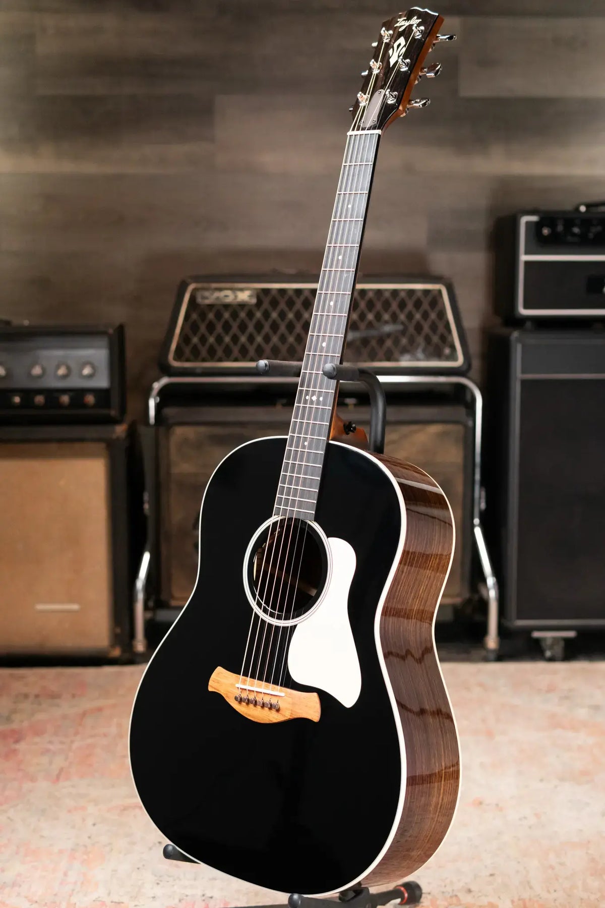 Taylor Gold Label 717e Grand Pacific Acoustic/Electric Guitar - Blacktop with Hardshell Case - Demo