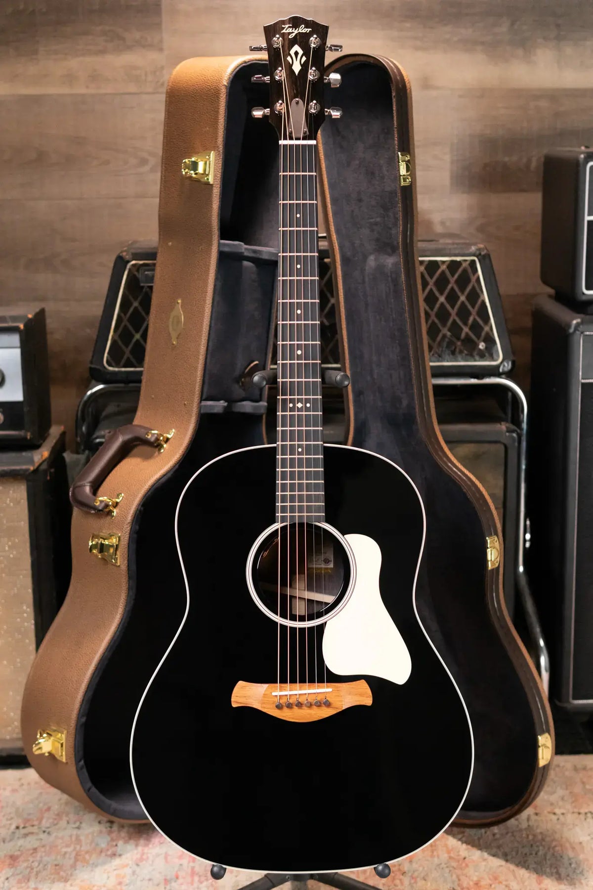 Taylor Gold Label 717e Grand Pacific Acoustic/Electric Guitar - Blacktop with Hardshell Case - Demo