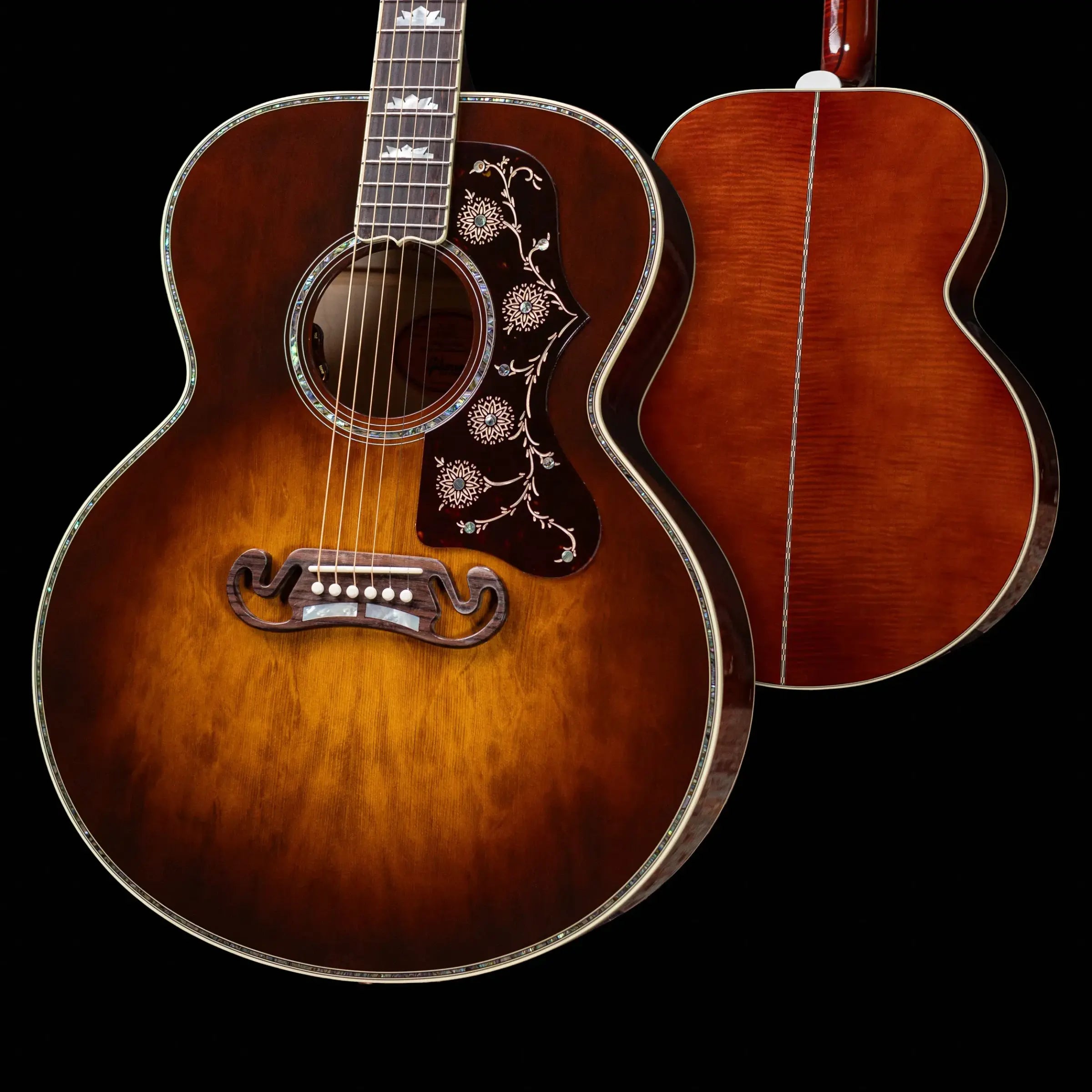 Gibson SJ-200 Anniversary Limited Edition Acoustic/Electric Guitar - Cremona Burst with Hardshell Case